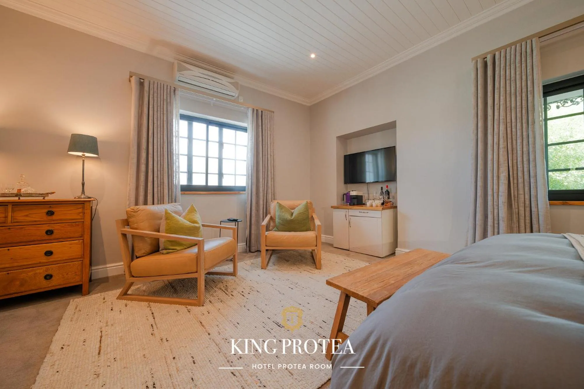 Coffee/tea facilities, Bed in Tulbagh Boutique Heritage Hotel