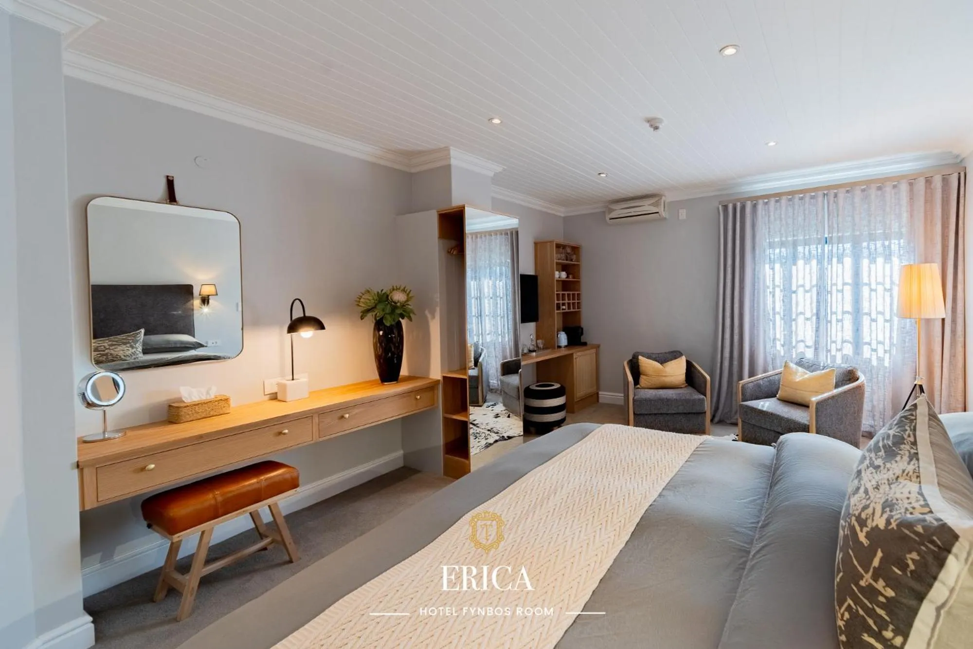 Bed in Tulbagh Boutique Heritage Hotel