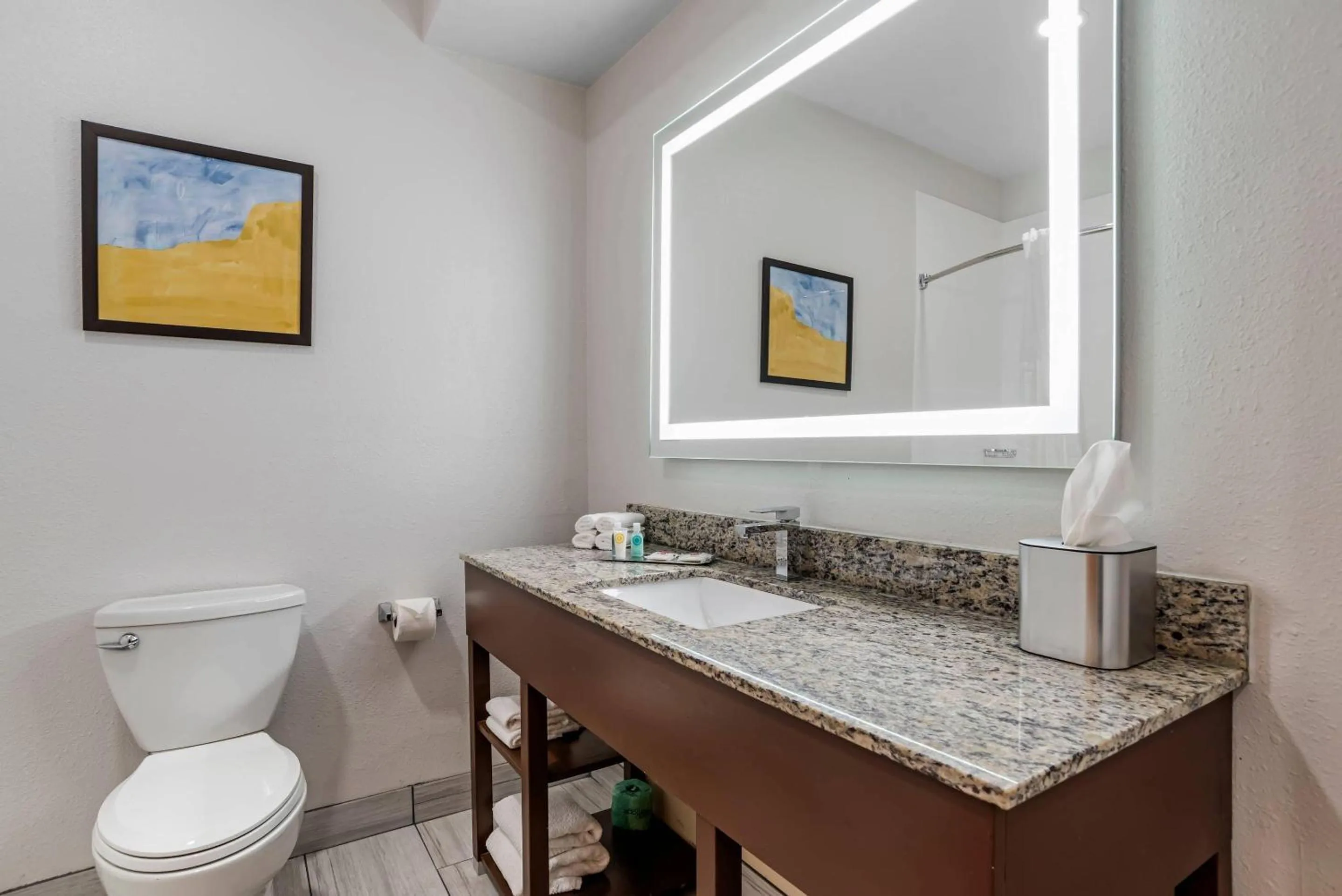 Bedroom in Comfort Suites Hattiesburg near University