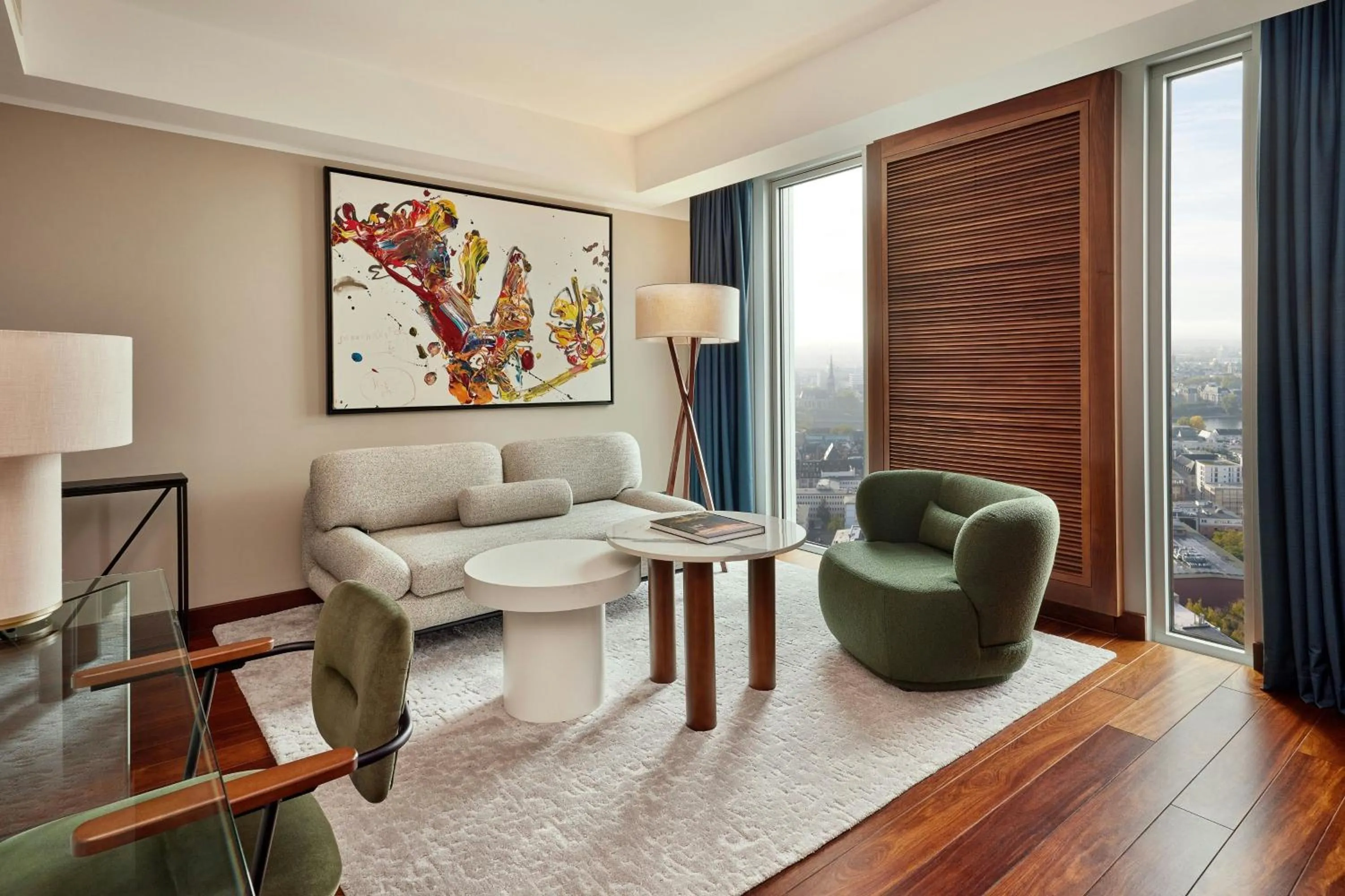 Living room in JW Marriott Hotel Frankfurt