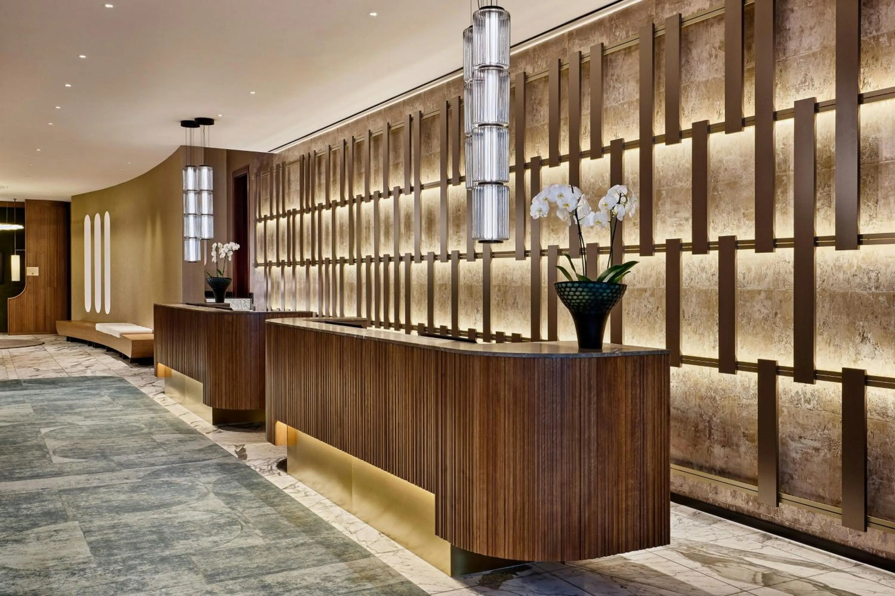 Lobby or reception in JW Marriott Hotel Frankfurt