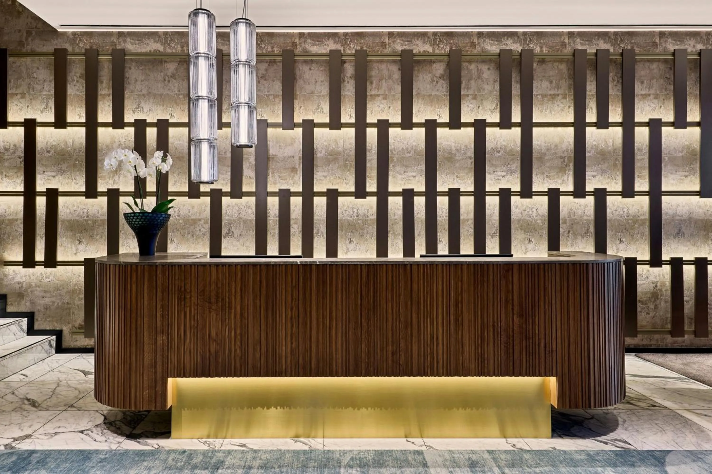 Lobby or reception in JW Marriott Hotel Frankfurt