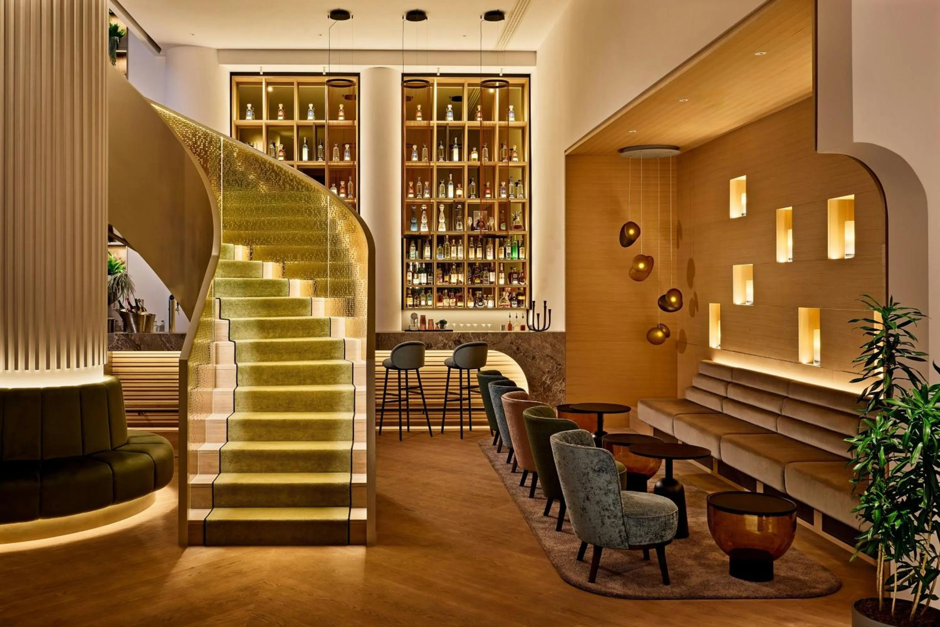 Lounge or bar in JW Marriott Hotel Frankfurt