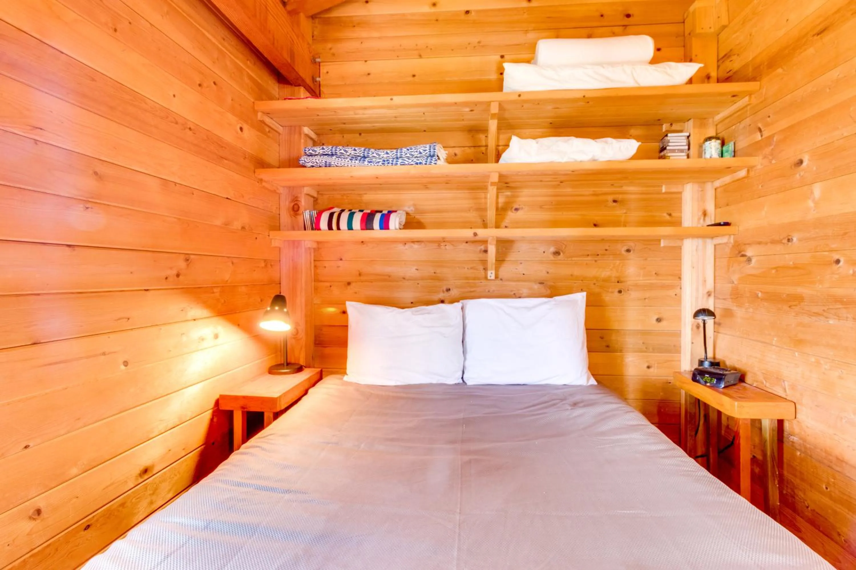 Bed in Escape to Oceanside