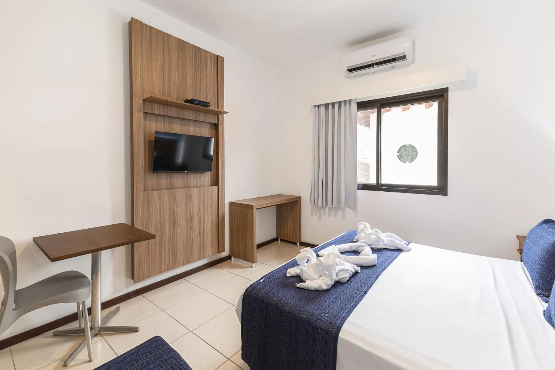 Bed in Hotel Ilhas da Grécia