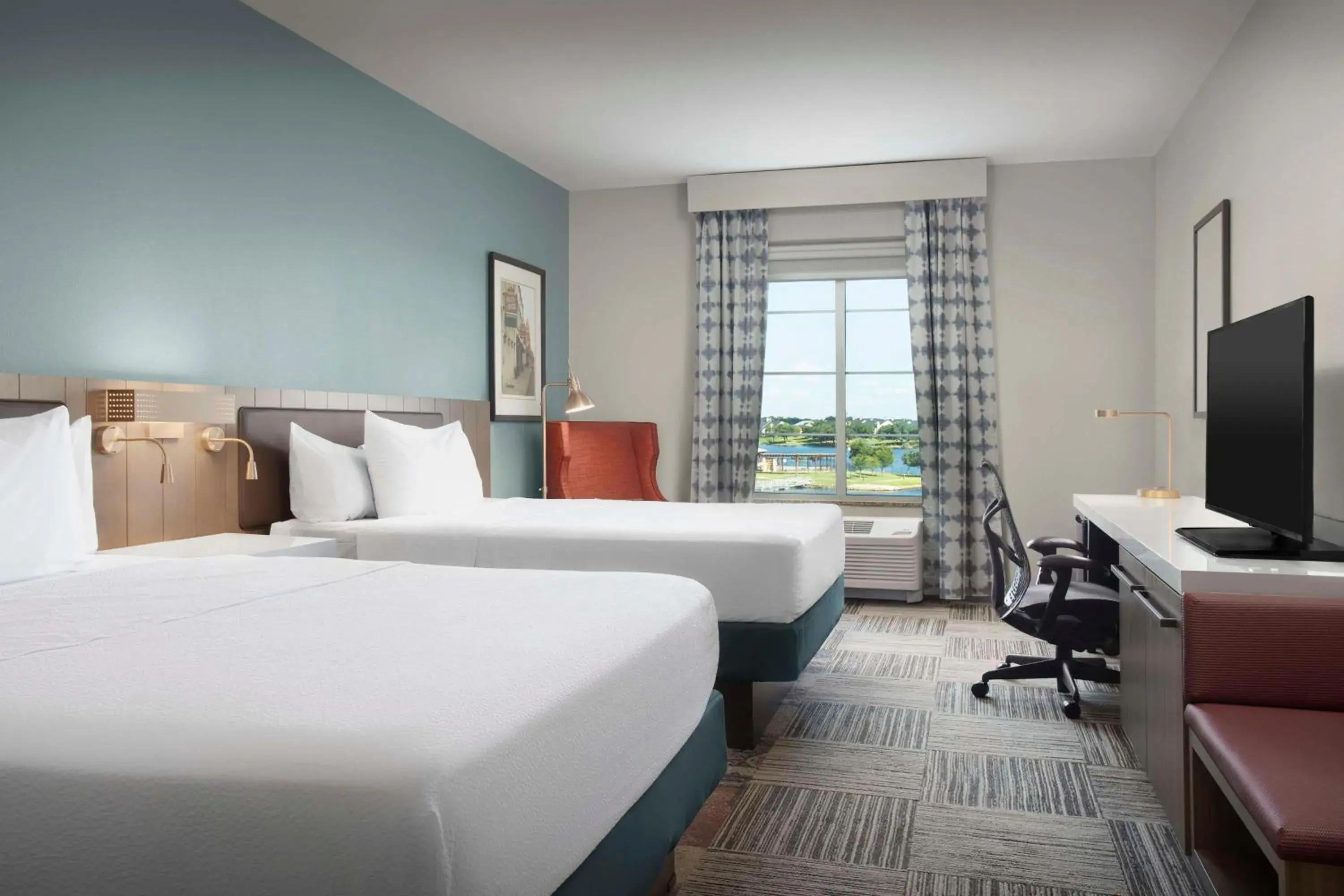 Queen Room with Two Queen Beds and Lake View in Hilton Garden Inn Granbury Queen Room with Two Queen Beds and Lake View in Hilton Garden Inn Granbury
