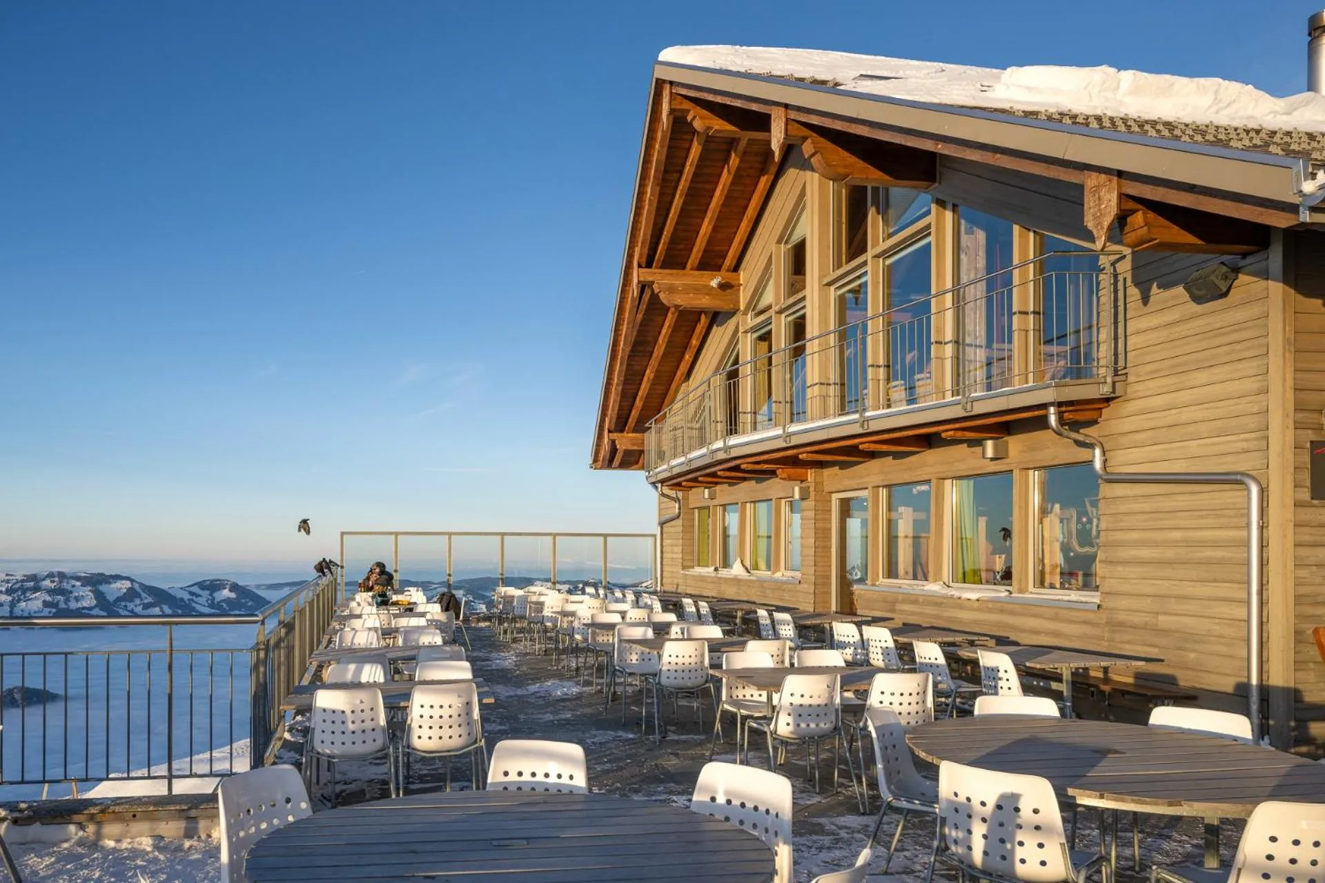 Balcony/Terrace in Fronalpstock Hotel & Restaurant
