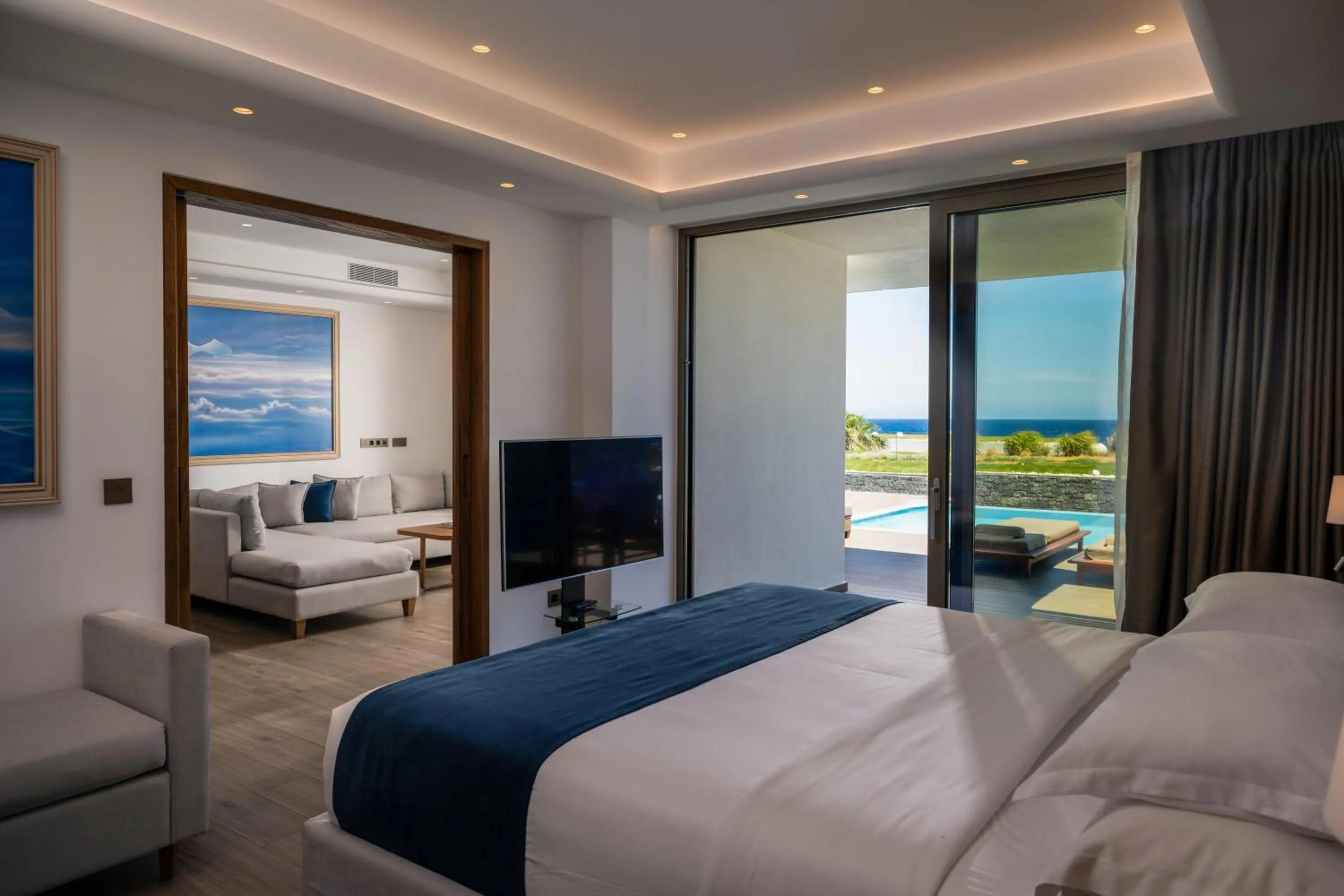 Bed in Nana Princess Suites Villas & Spa