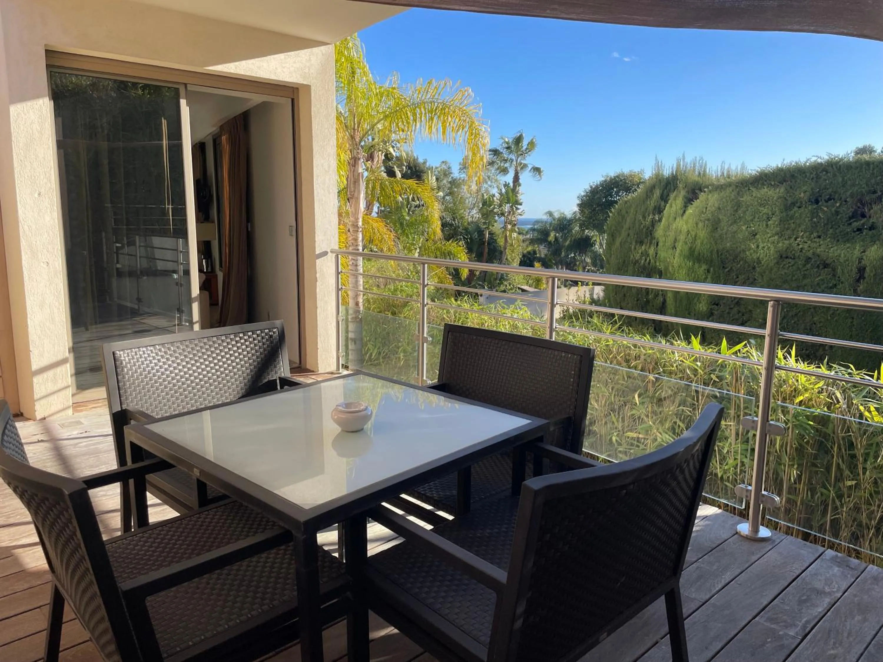 Balcony/Terrace in Cannes Villa St Barth