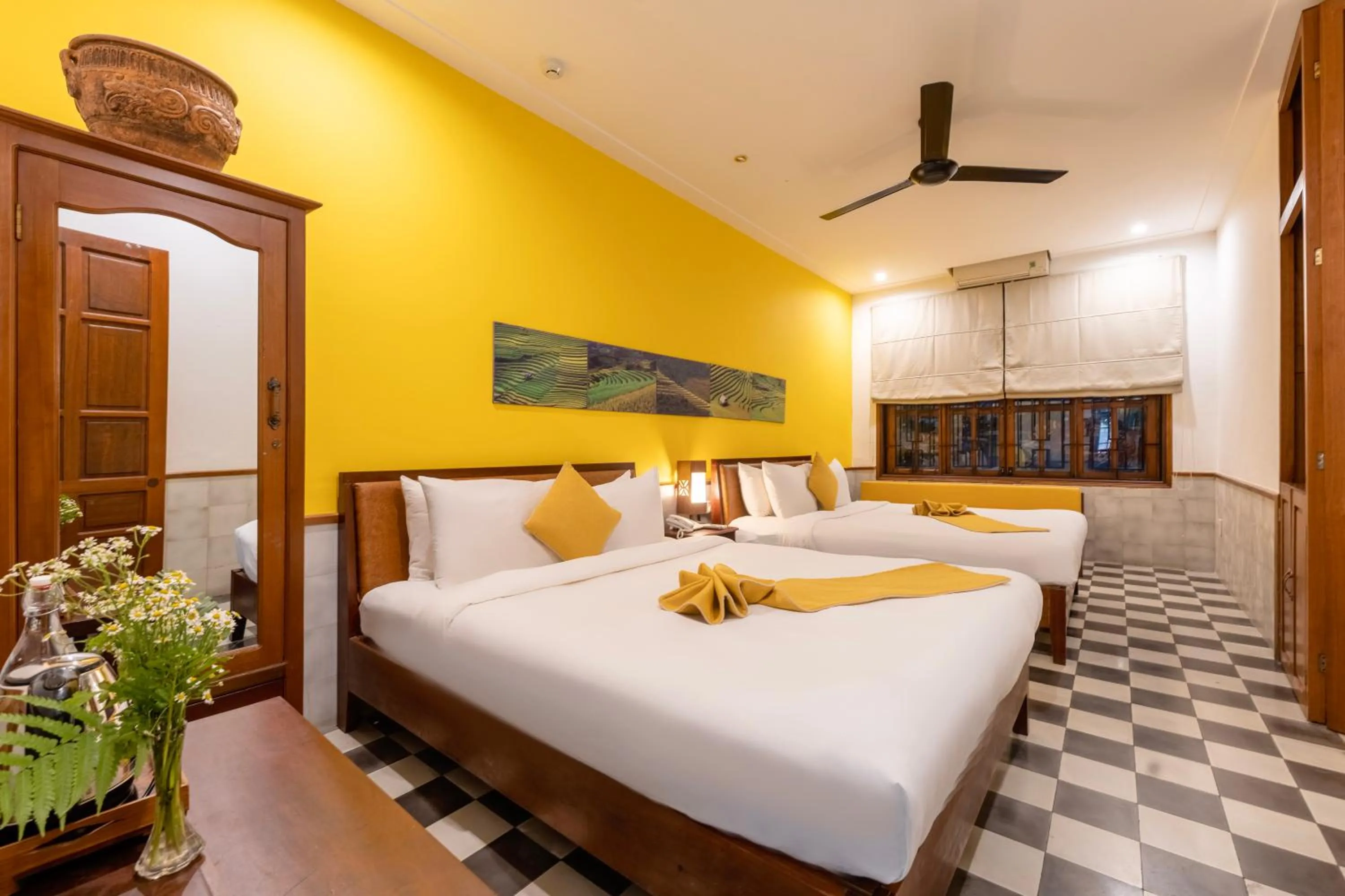 Bed in Thanh Van 1 Hotel