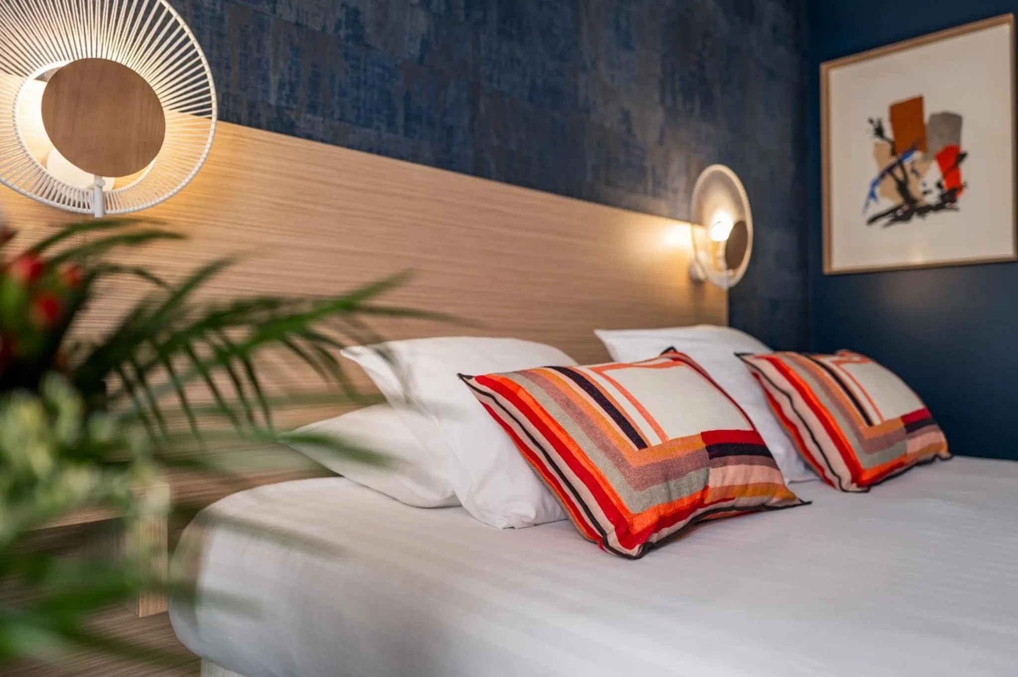 Bed in Hôtel L'Escale Marine Valdys Resort & SPA