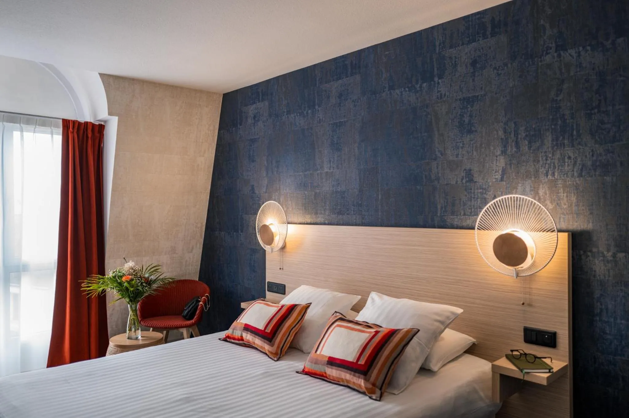 Bed in Hôtel L'Escale Marine Valdys Resort & SPA