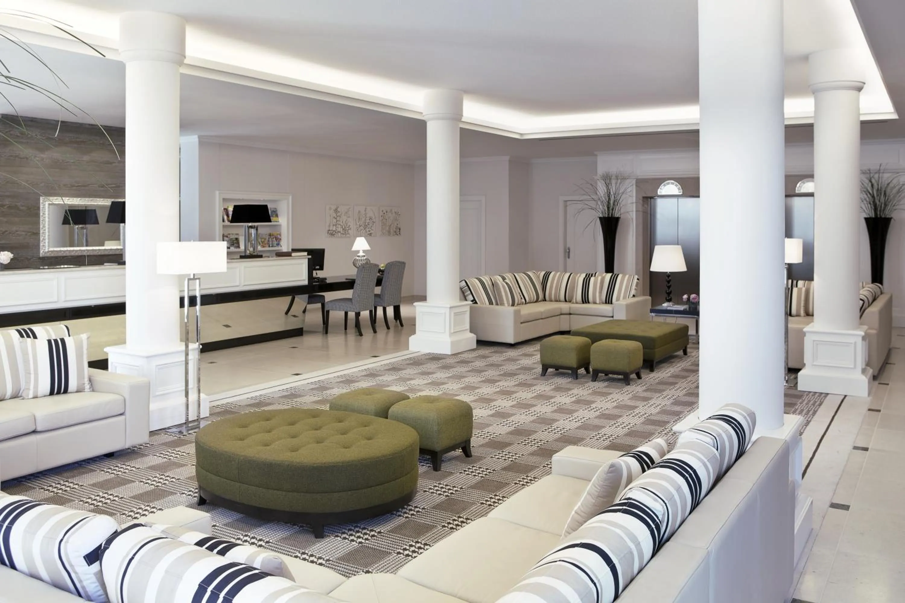 Lobby or reception in Steigenberger Grandhotel & Spa Heringsdorf