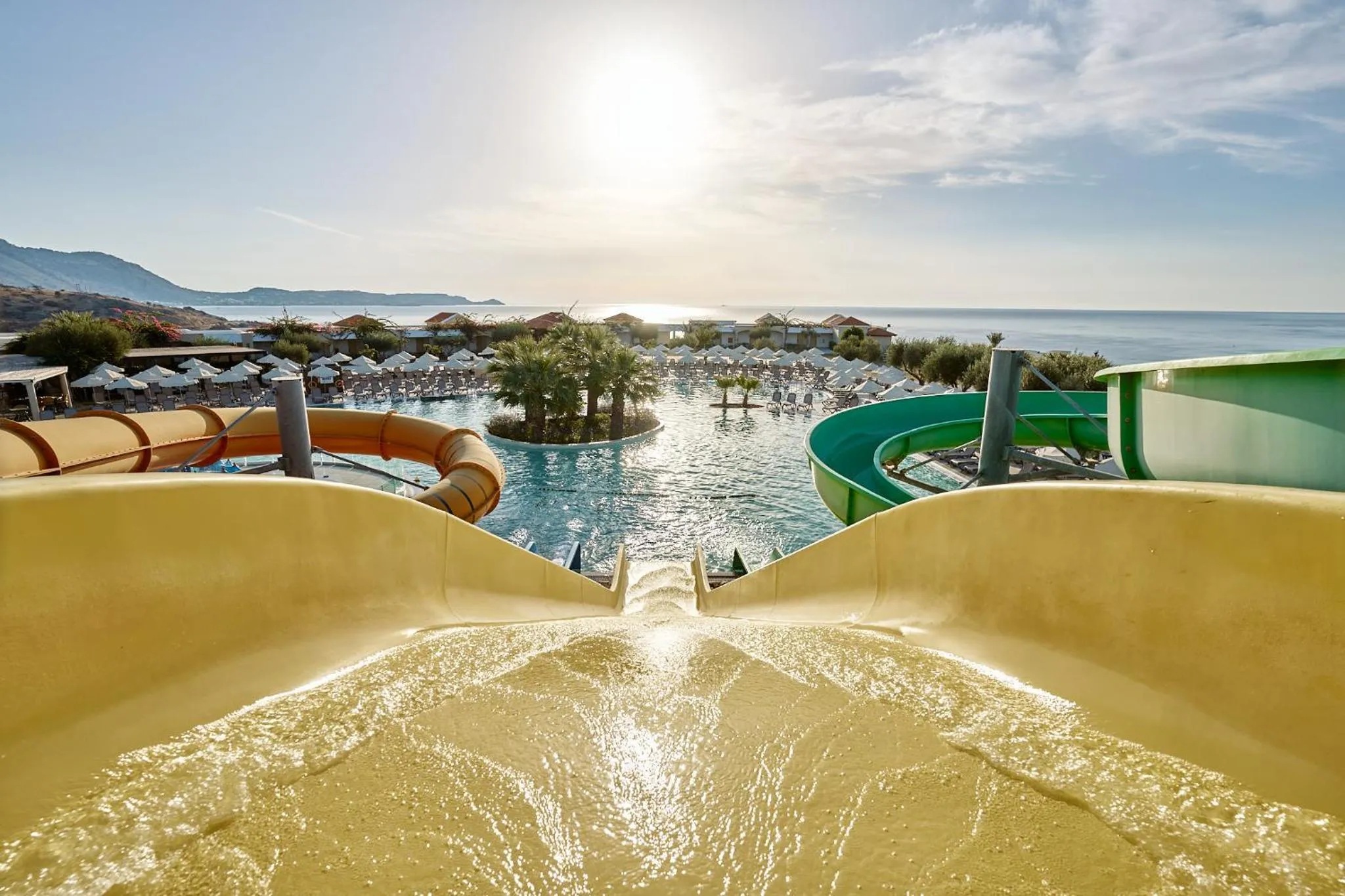 Aqua park in Lindos Imperial Resort & Spa