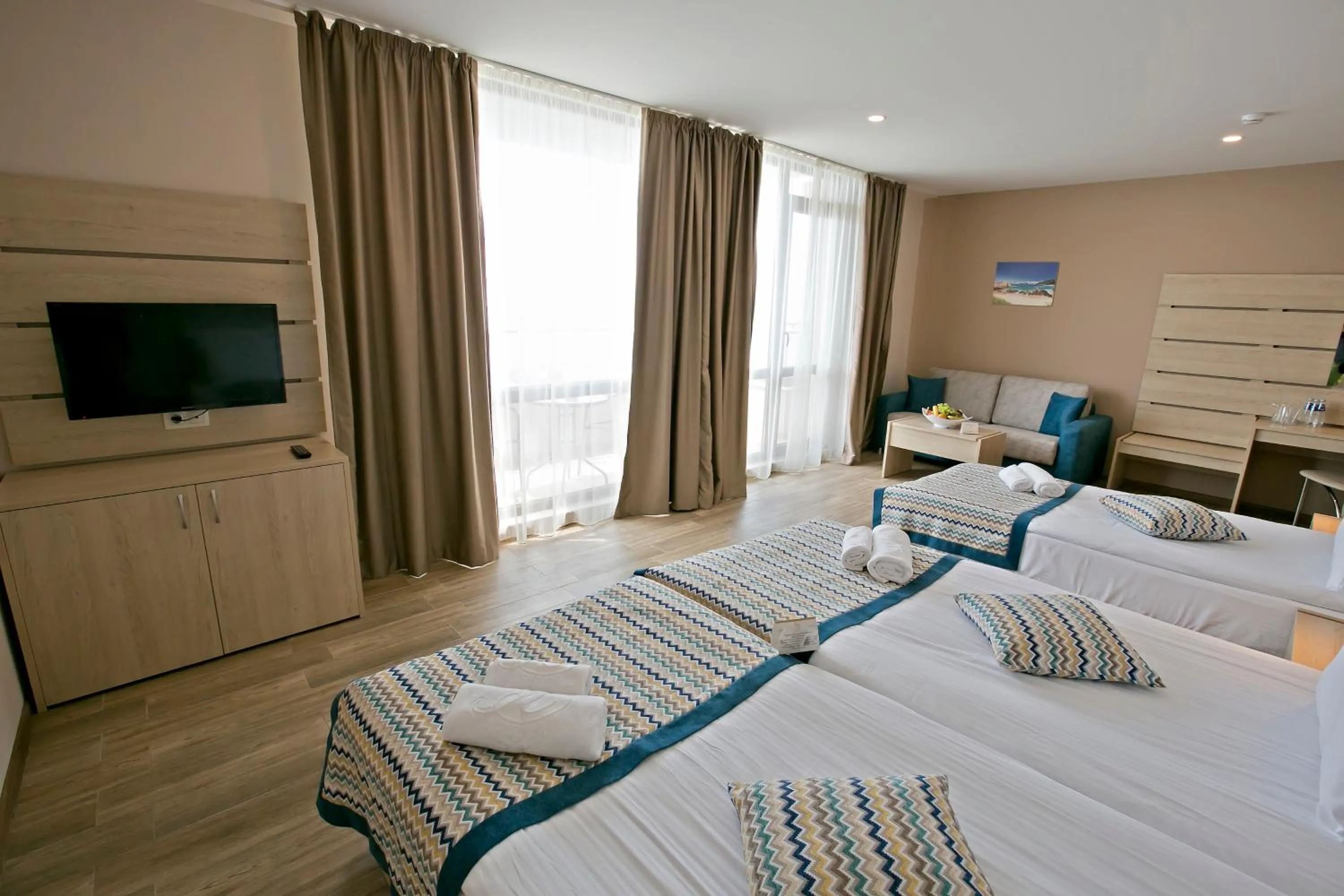 Photo of the whole room, Bed in Royal Grand Hotel and Spa - All Inclusive and Free beach accsess