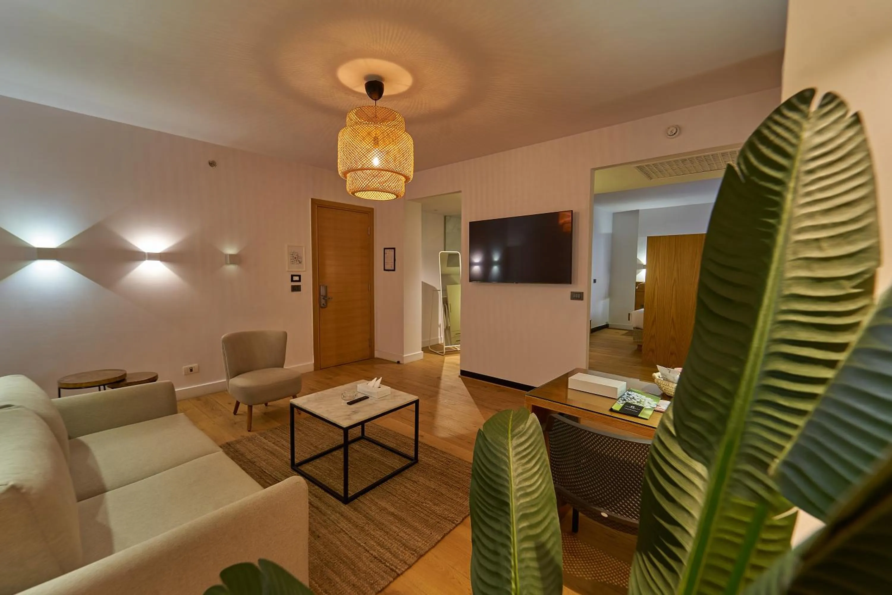 Seating area in New President Hotel Cairo