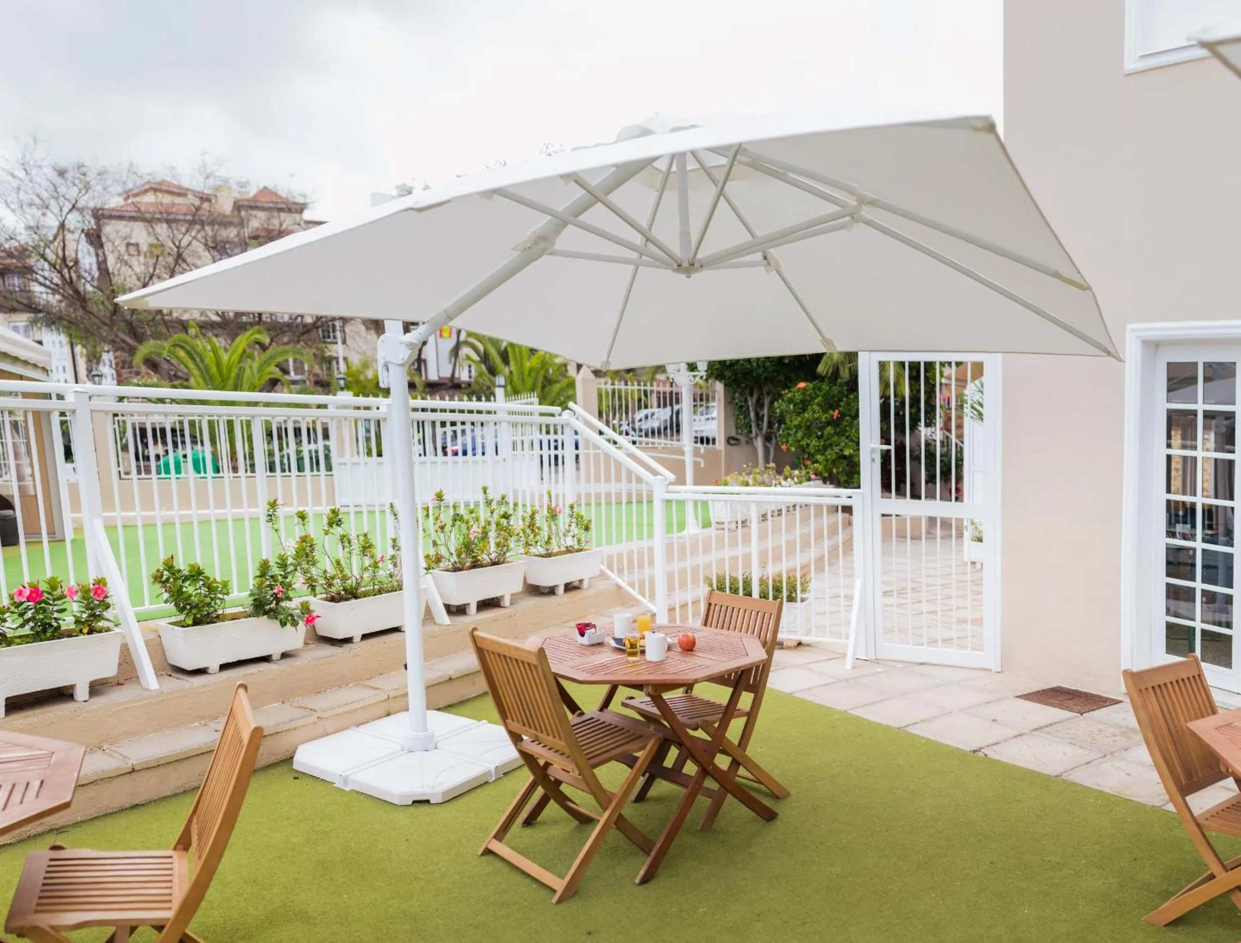 Balcony/Terrace in Apartamentos Los Dragos del Norte