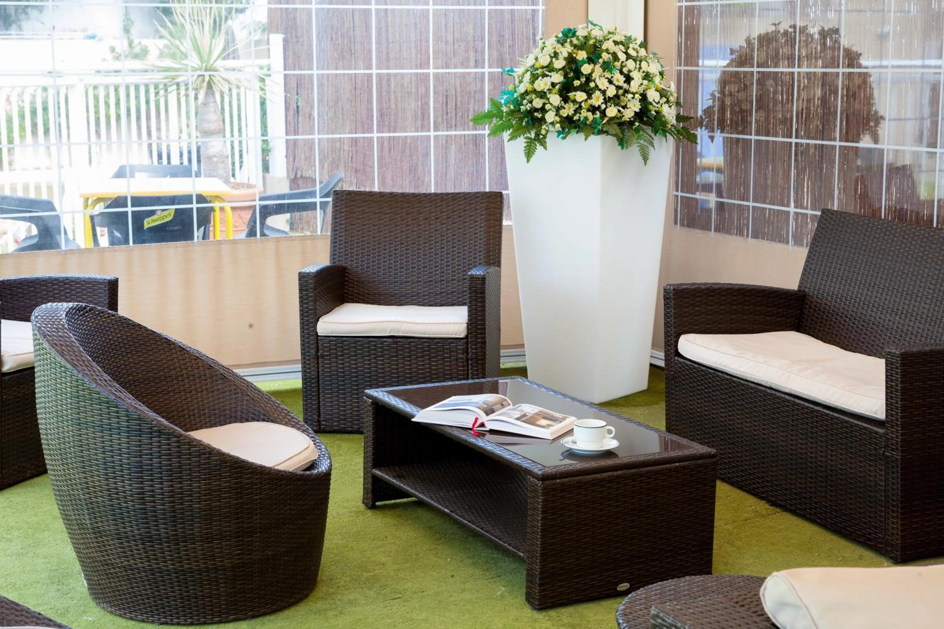 Balcony/Terrace in Apartamentos Los Dragos del Norte