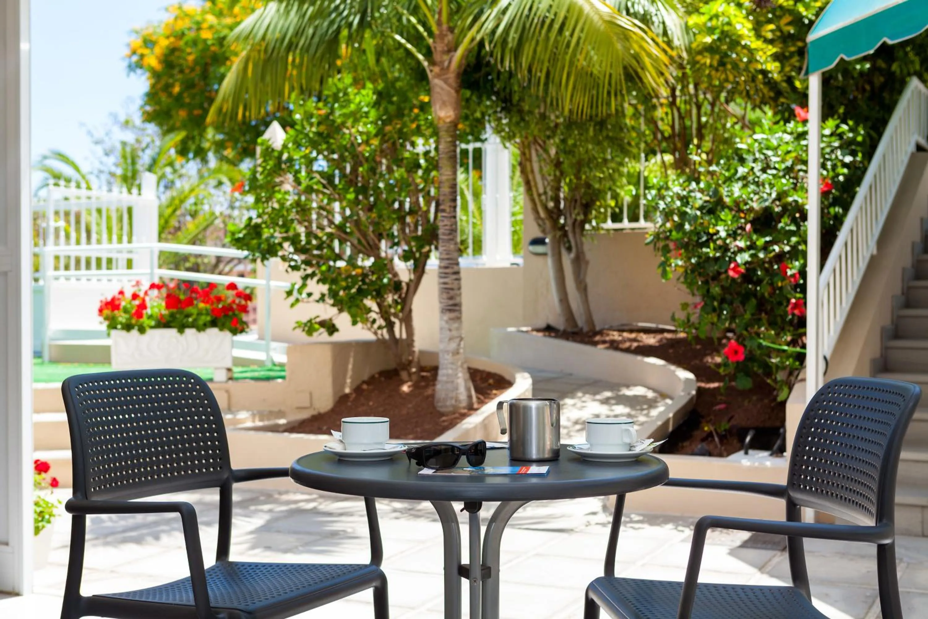 Balcony/Terrace in Apartamentos Los Dragos del Norte