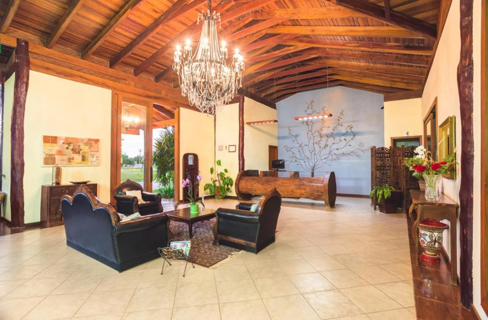 Lobby or reception in Pousada Chamamé