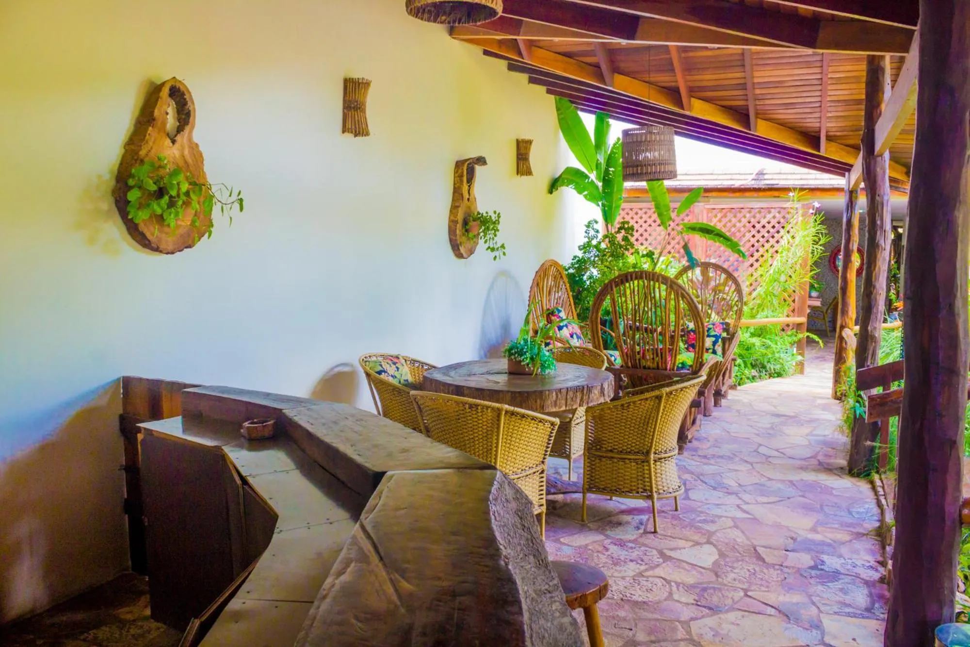 Balcony/Terrace in Pousada Chamamé