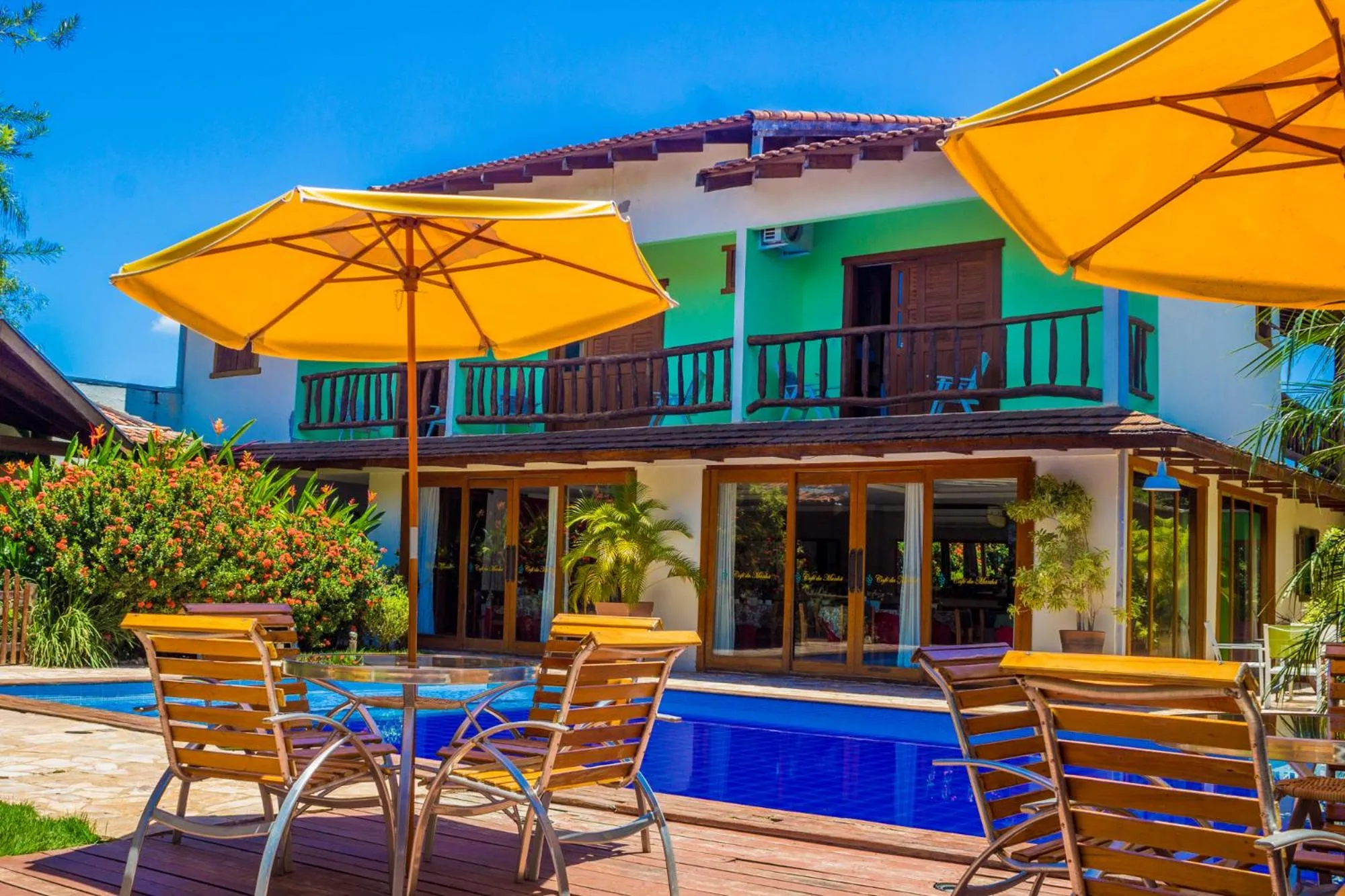 Swimming pool in Pousada Chamamé