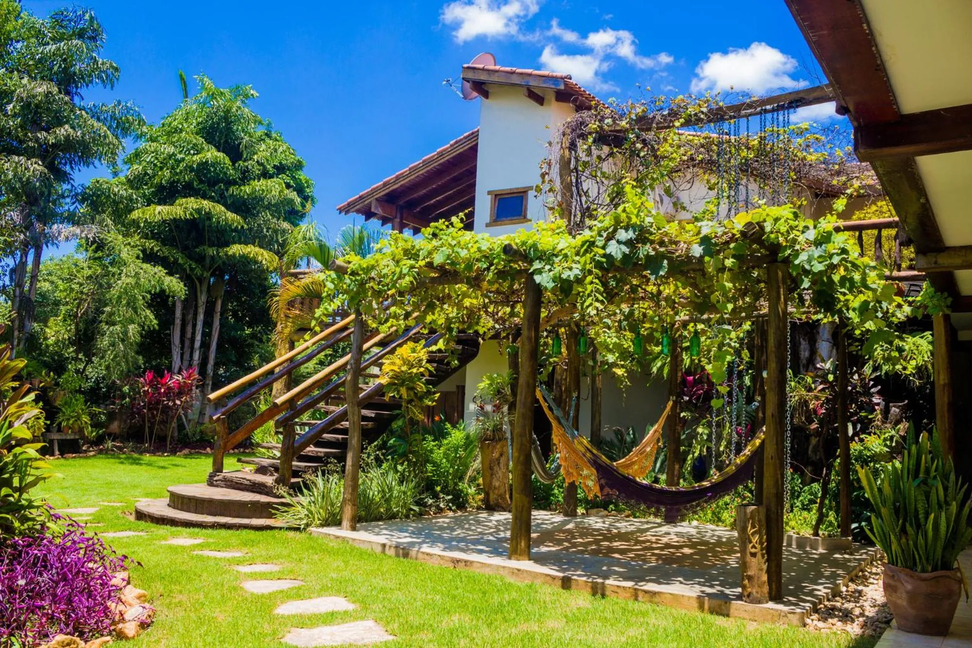 Garden in Pousada Chamamé