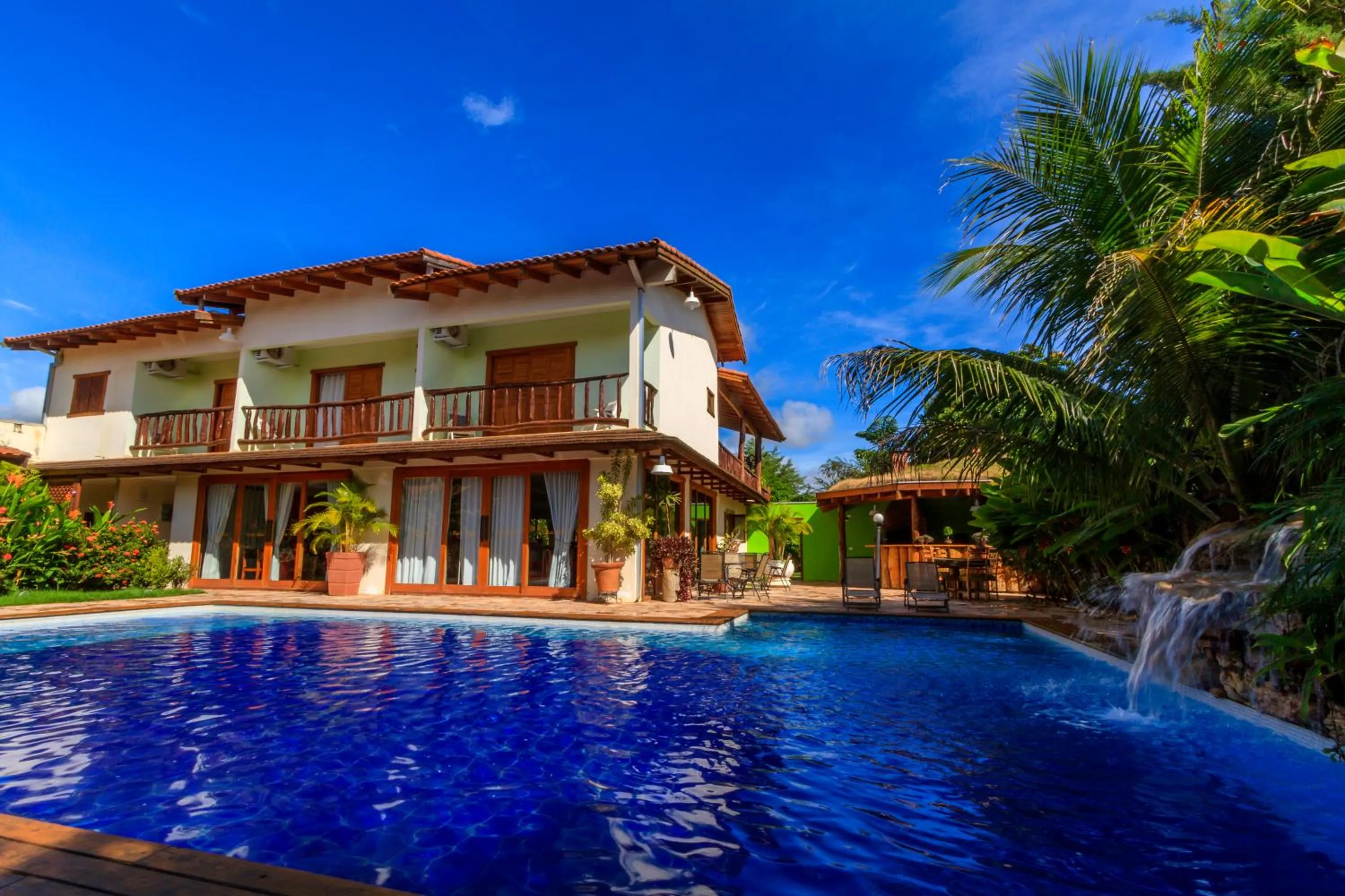 Swimming pool in Pousada Chamamé