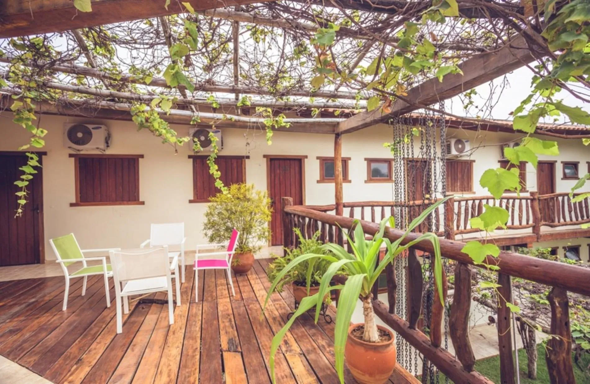 Patio in Pousada Chamamé