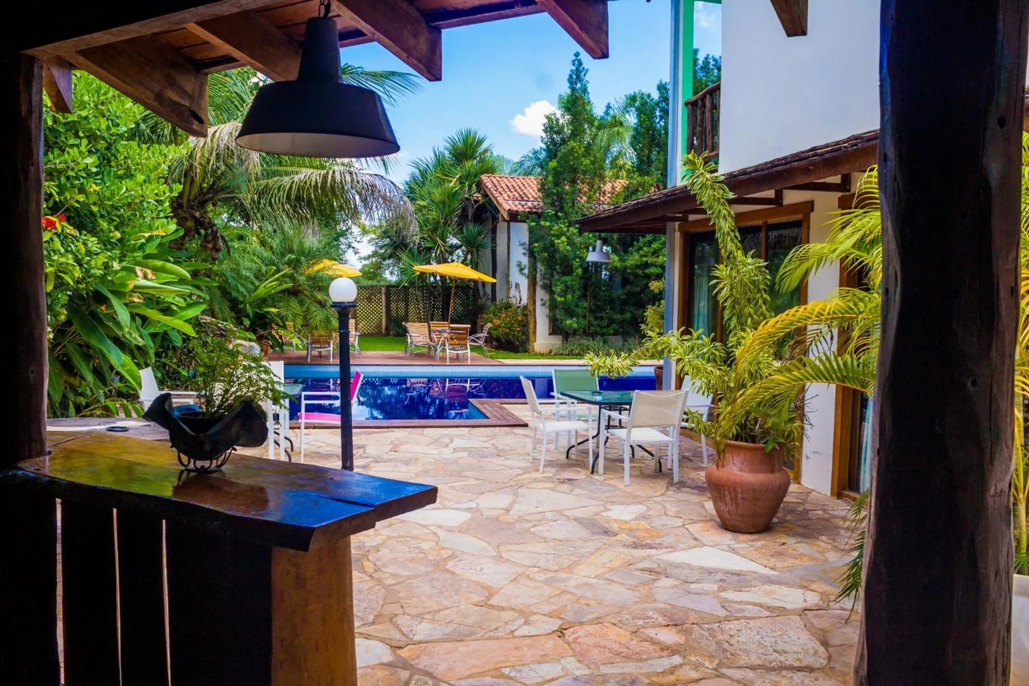 BBQ facilities in Pousada Chamamé