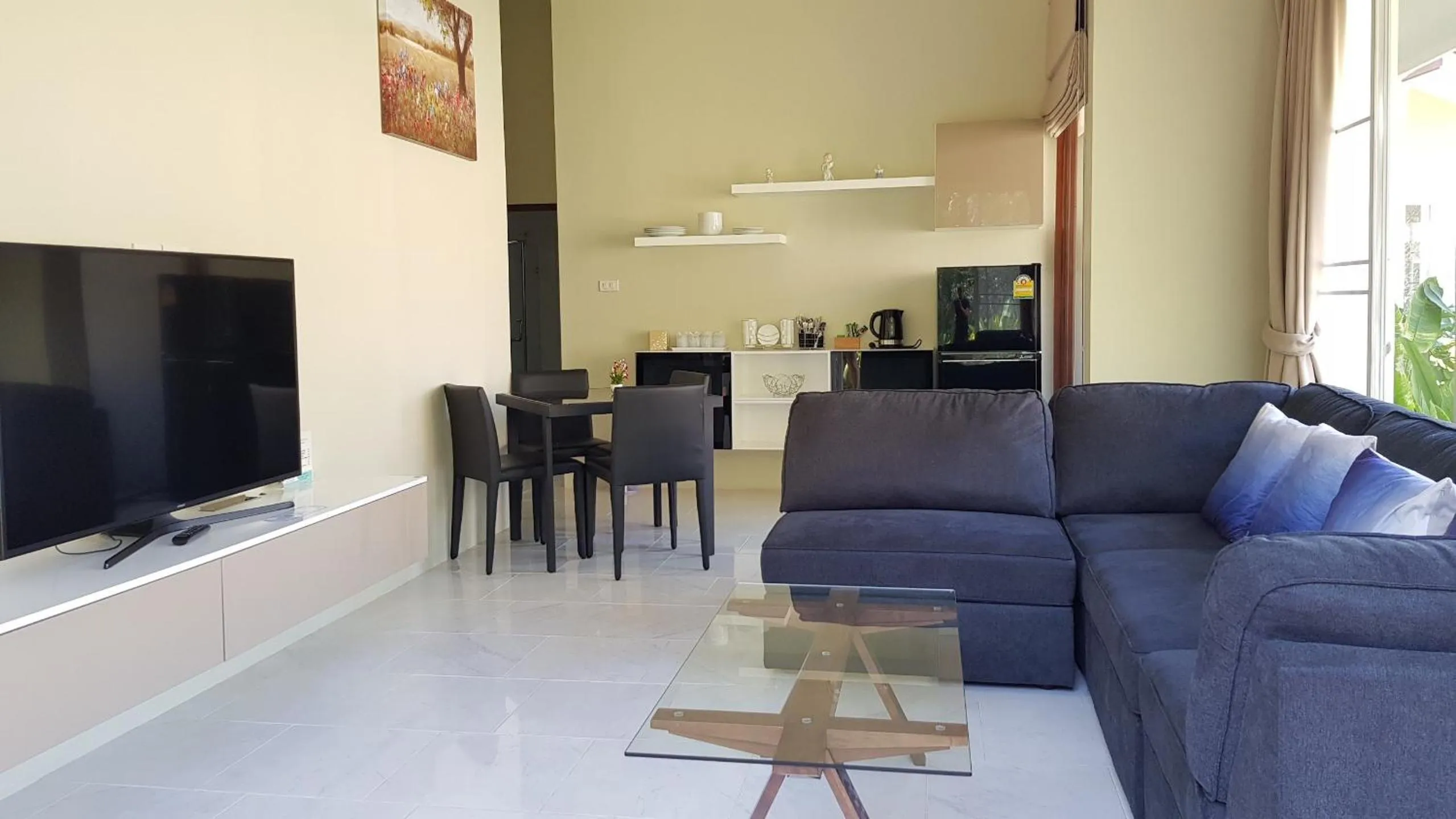 Living room in Arantarakiri Resort Khao Yai