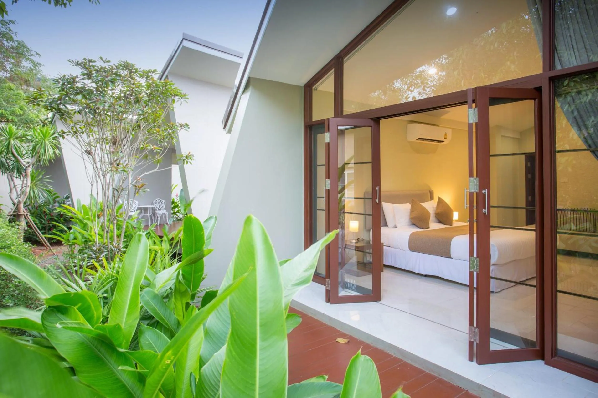 Bed in Arantarakiri Resort Khao Yai