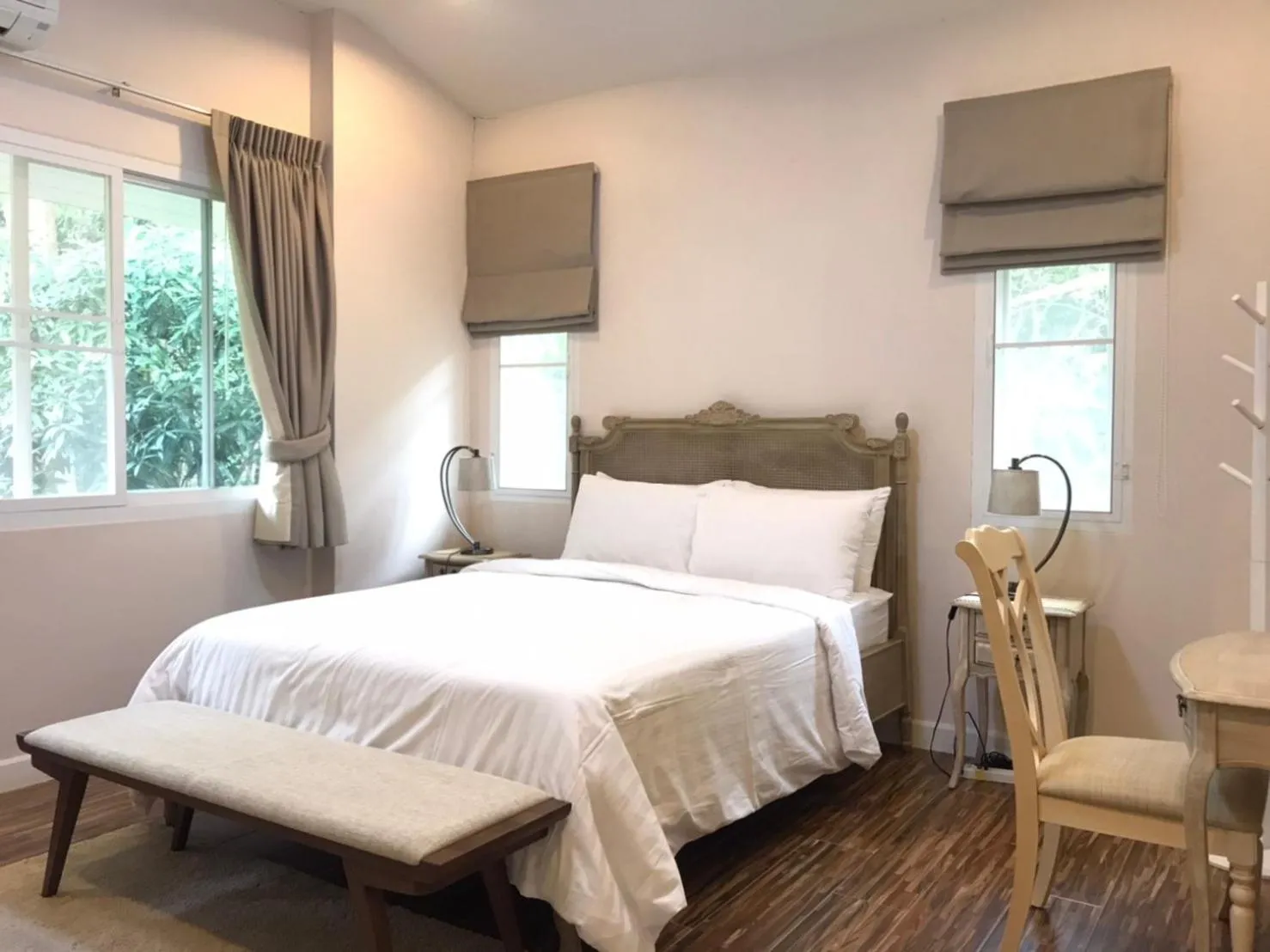 Bed in Arantarakiri Resort Khao Yai