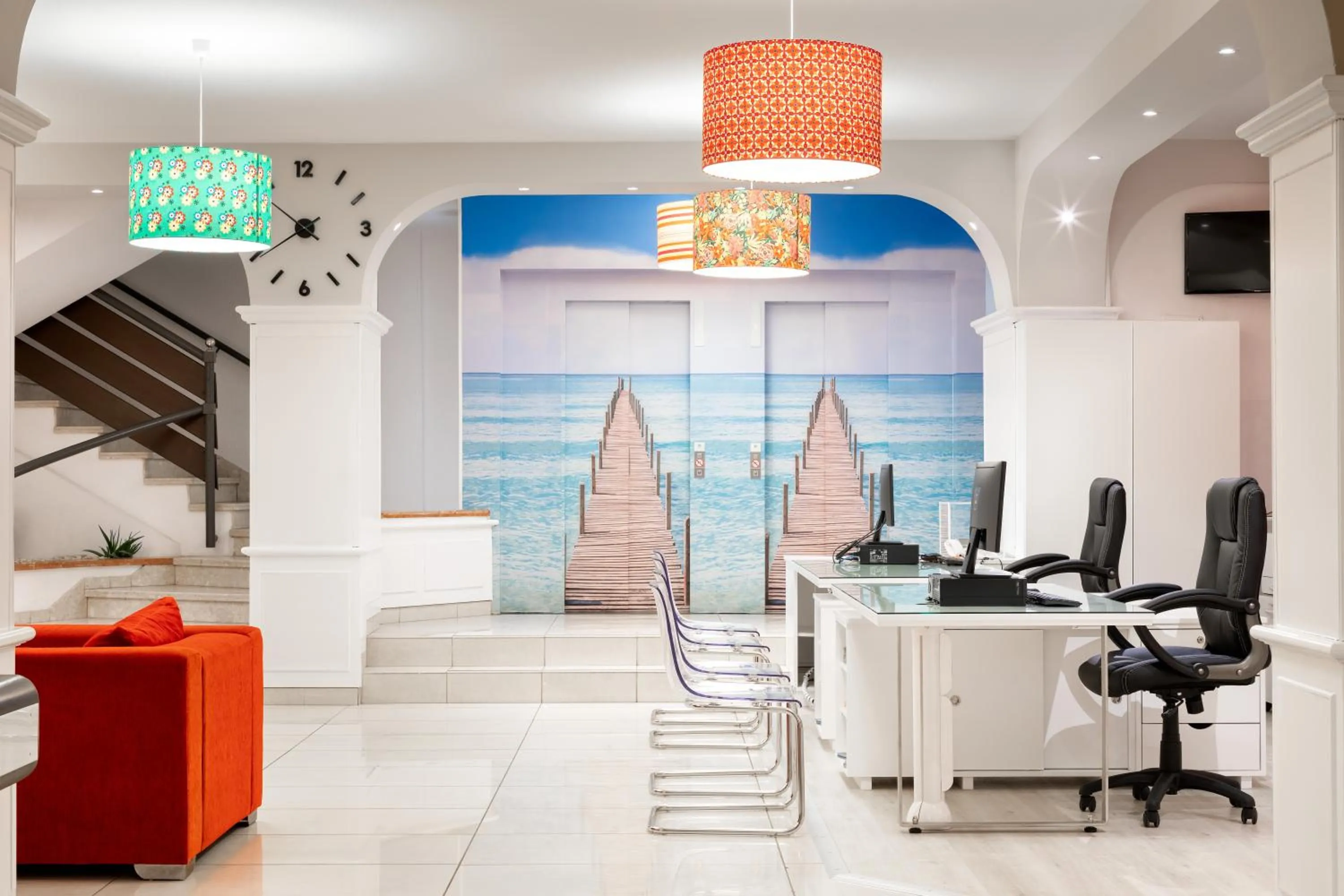 Lobby or reception in Aparthotel Los Dragos del Sur