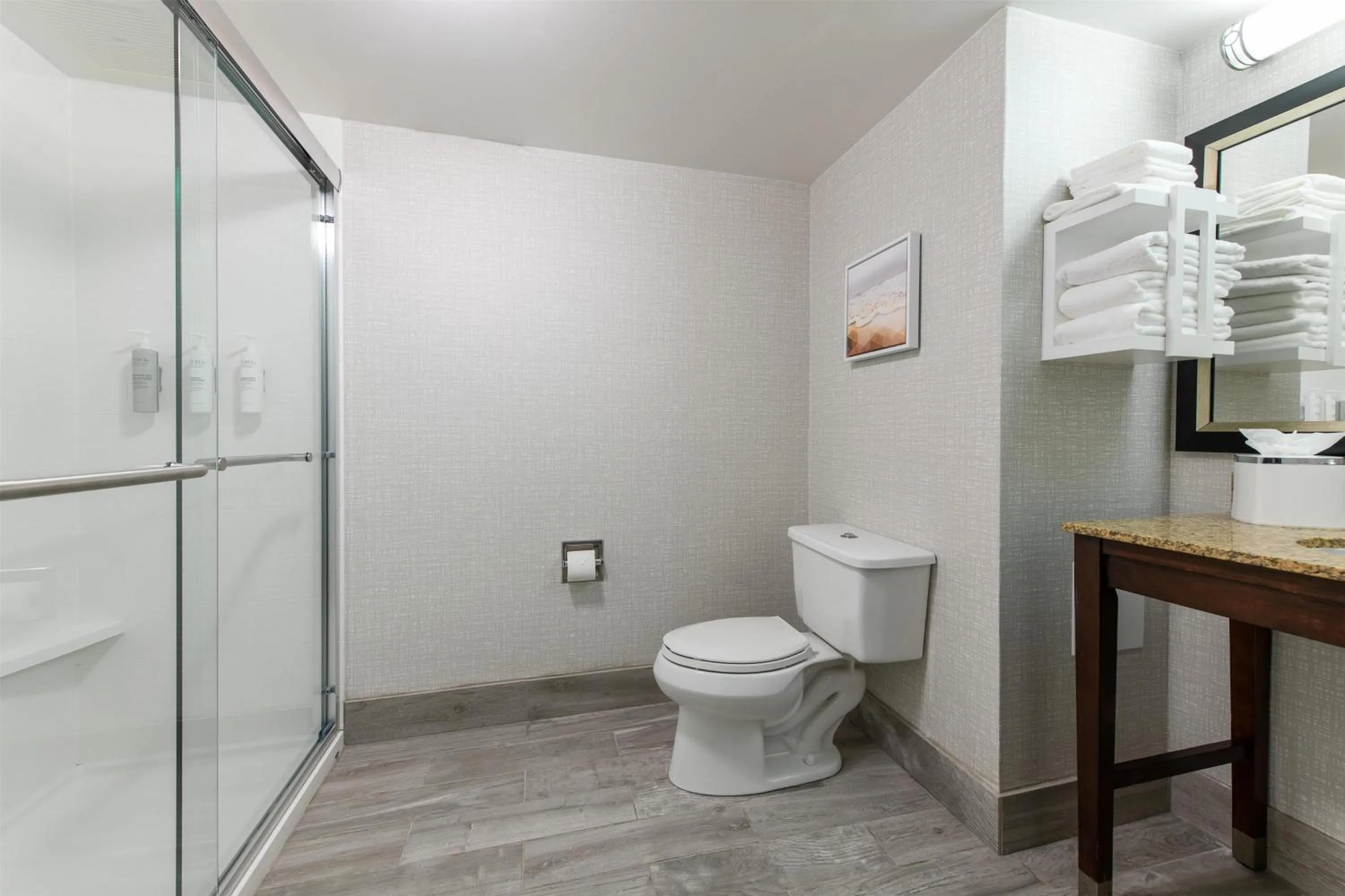 Bathroom in Hampton Inn Newport News-Yorktown