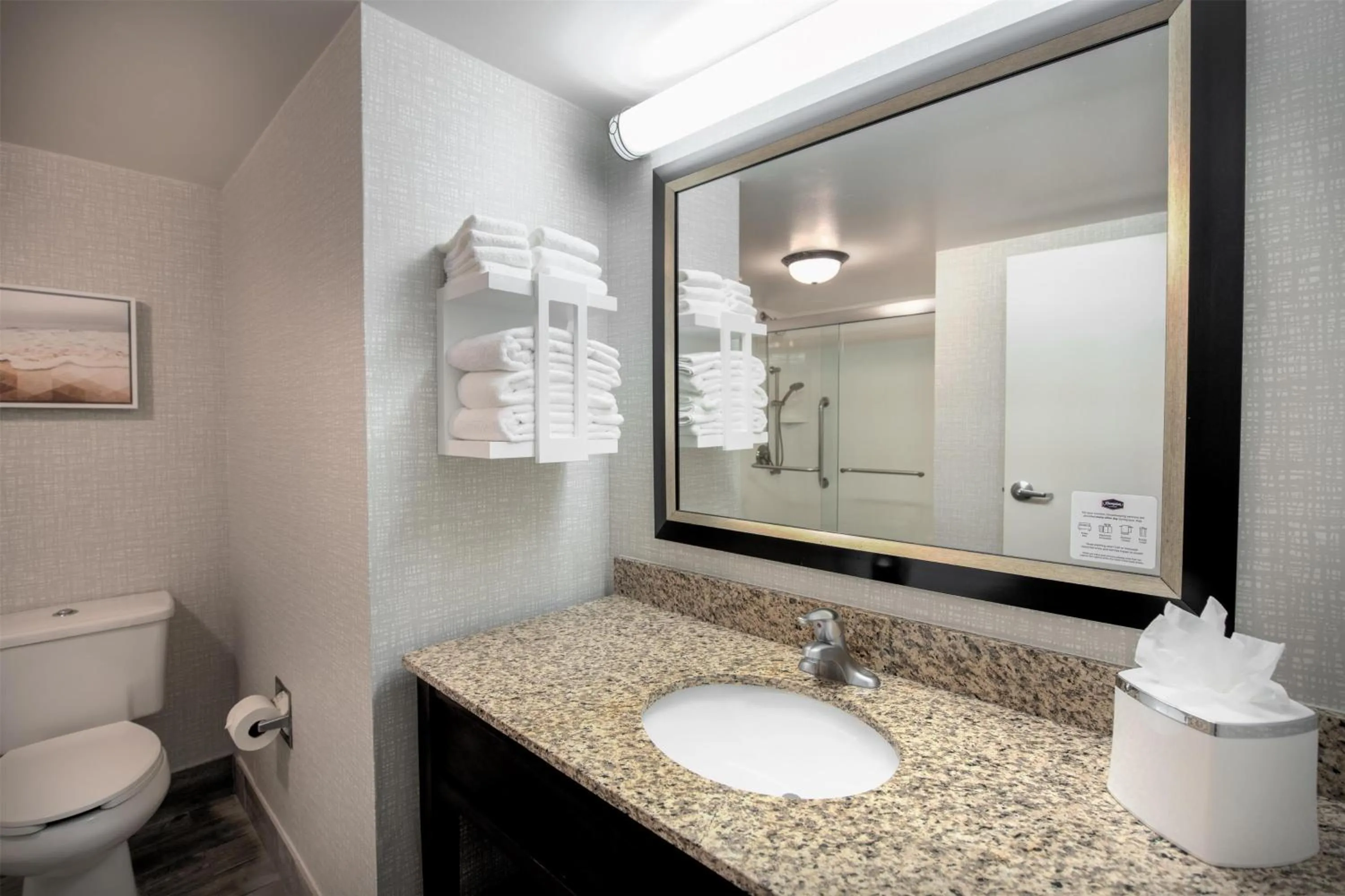 Bathroom in Hampton Inn Newport News-Yorktown