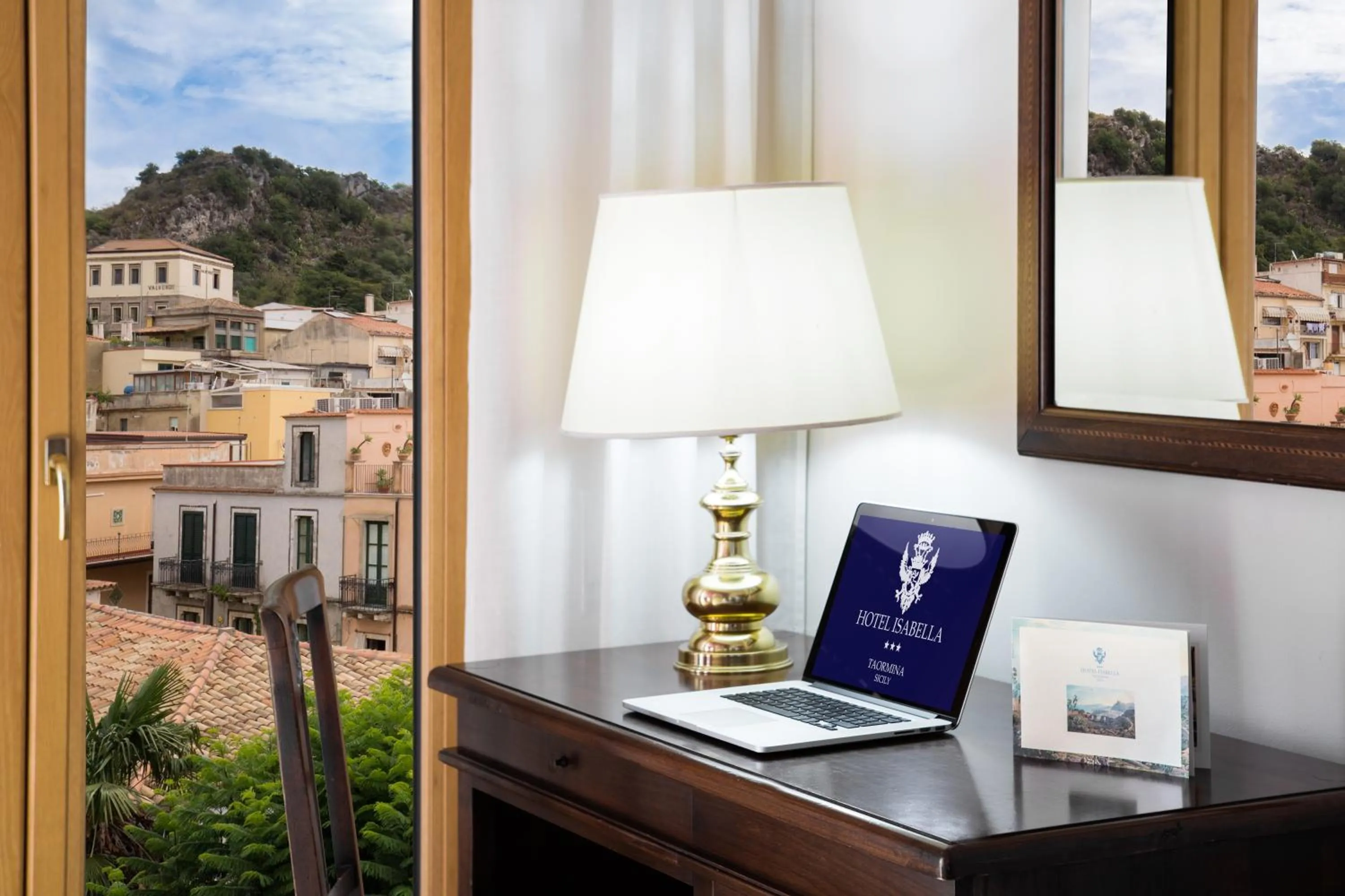 Property logo or sign in Hotel Isabella