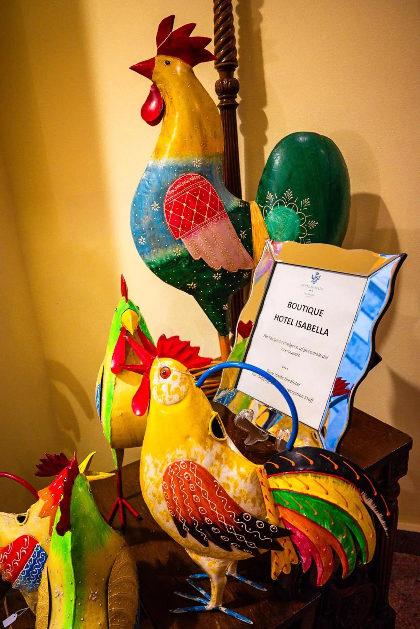 Lobby or reception in Hotel Isabella