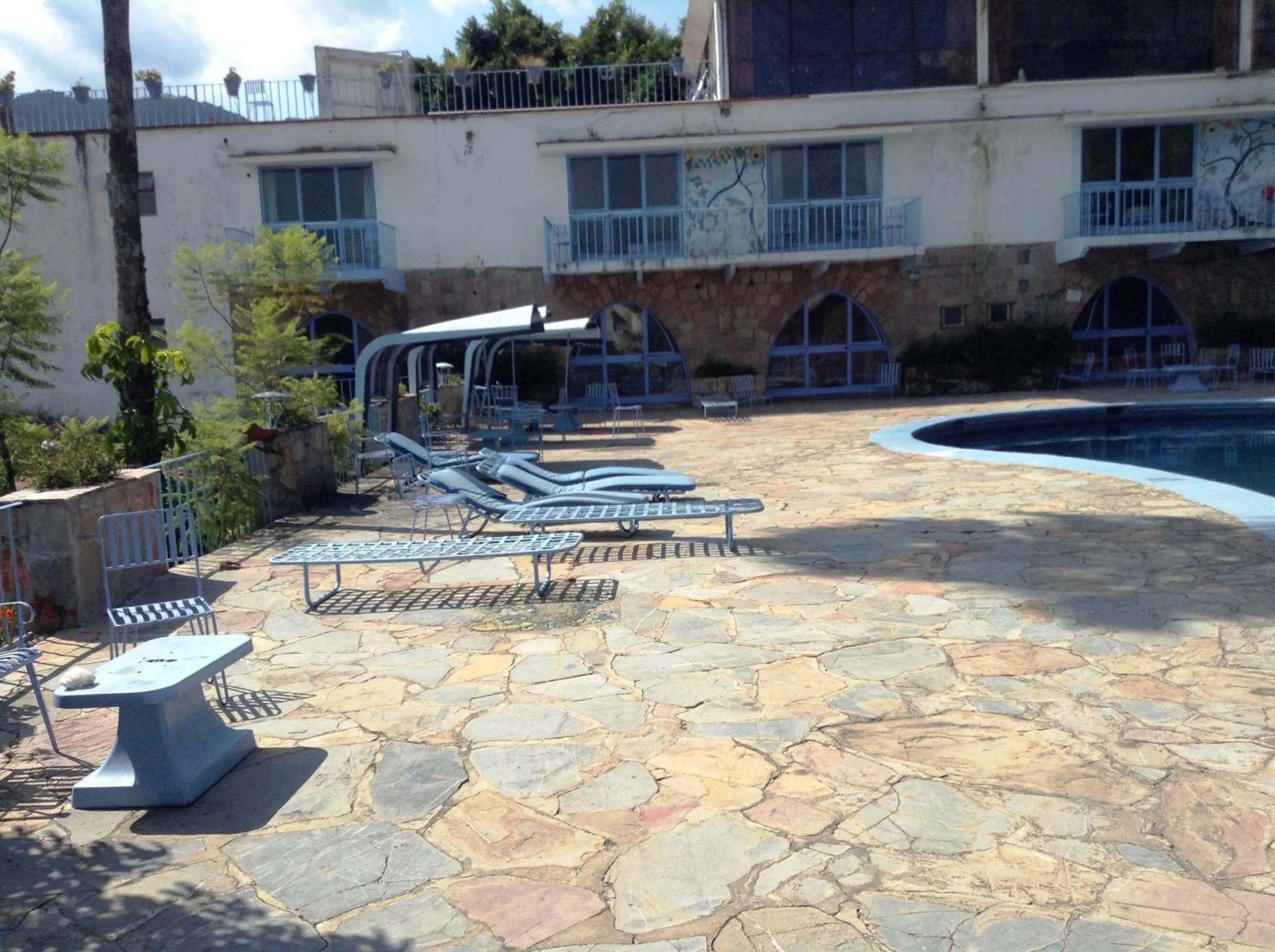 Patio in Hotel De La Borda