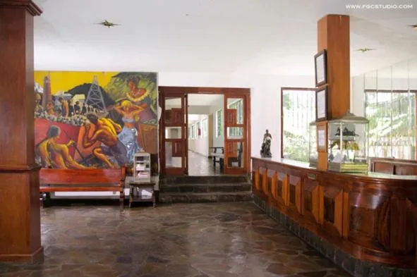 Lobby or reception in Hotel De La Borda