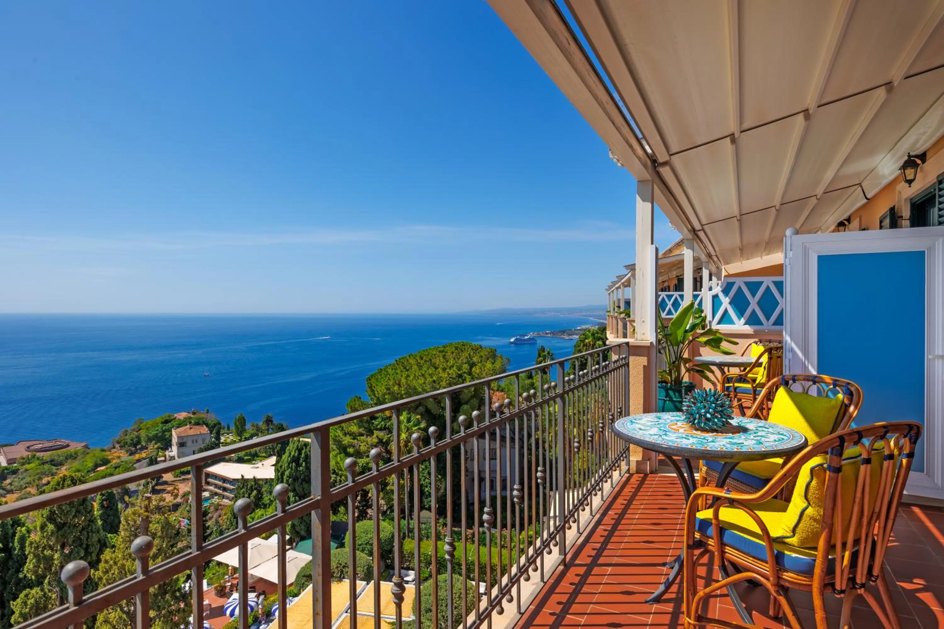 Balcony/Terrace in Grand Hotel San Pietro Taormina