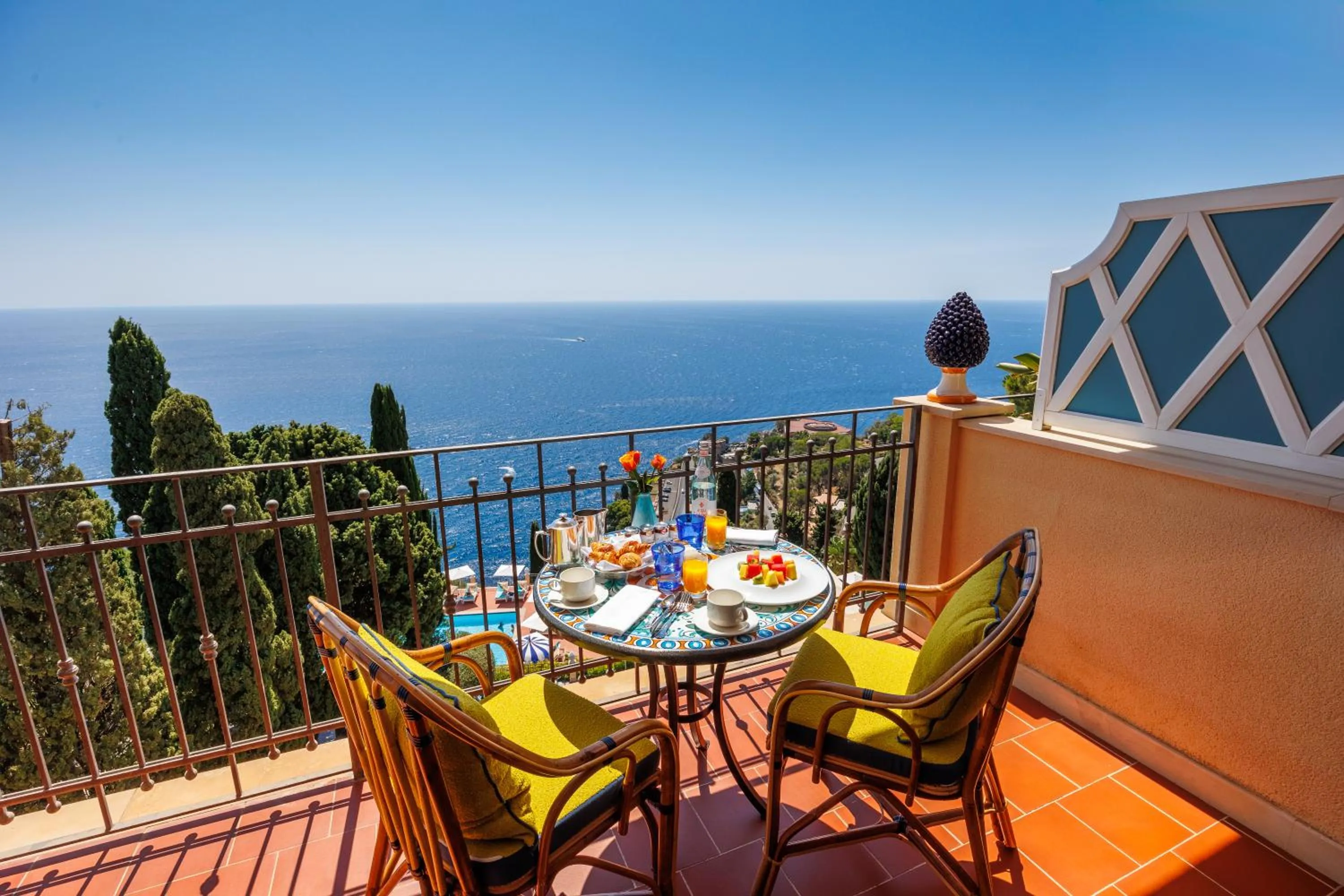 Balcony/Terrace in Grand Hotel San Pietro Taormina