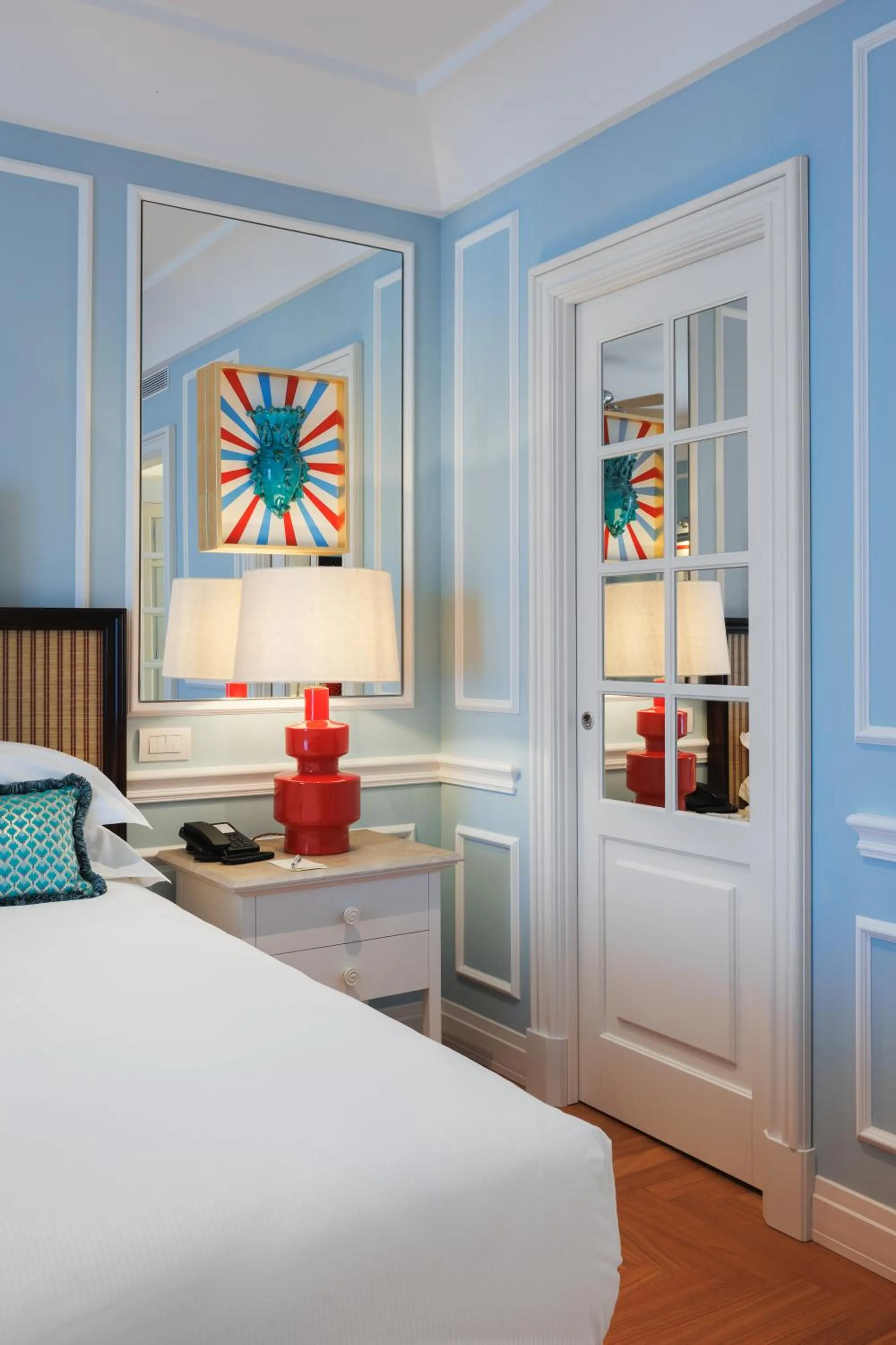 Bedroom, Bed in Grand Hotel San Pietro Taormina