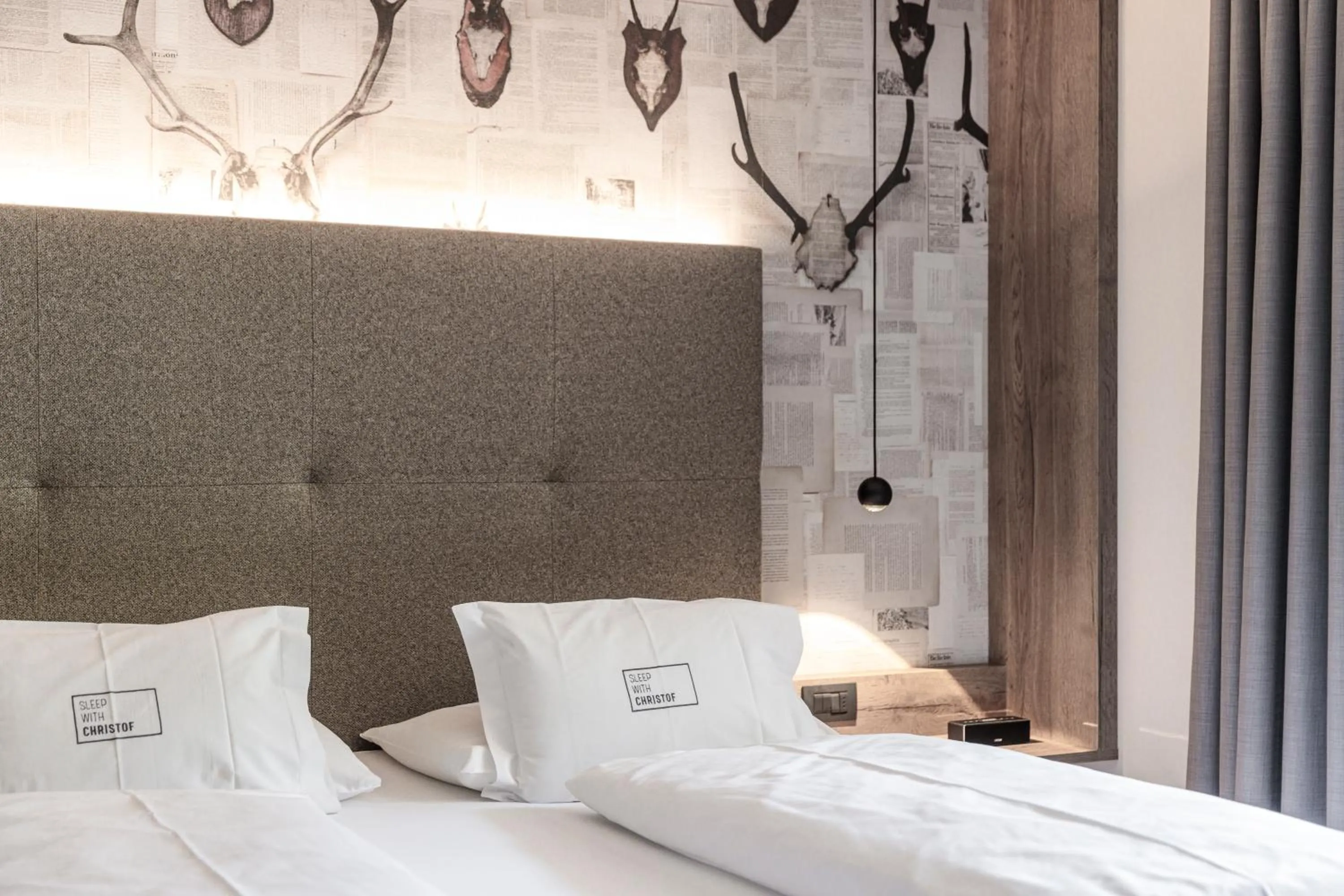 Bed in Hotel Christof