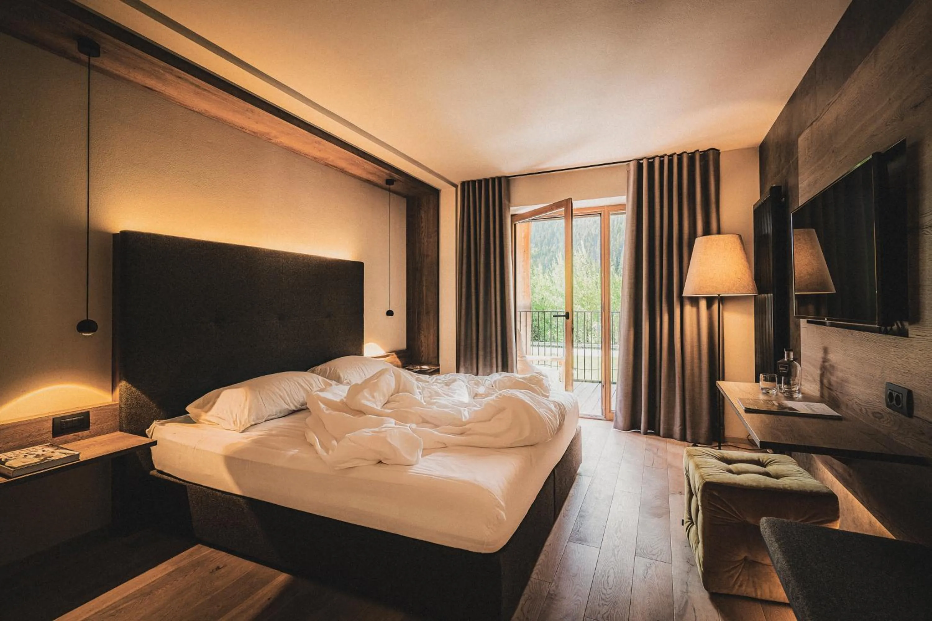 Bed in Hotel Christof