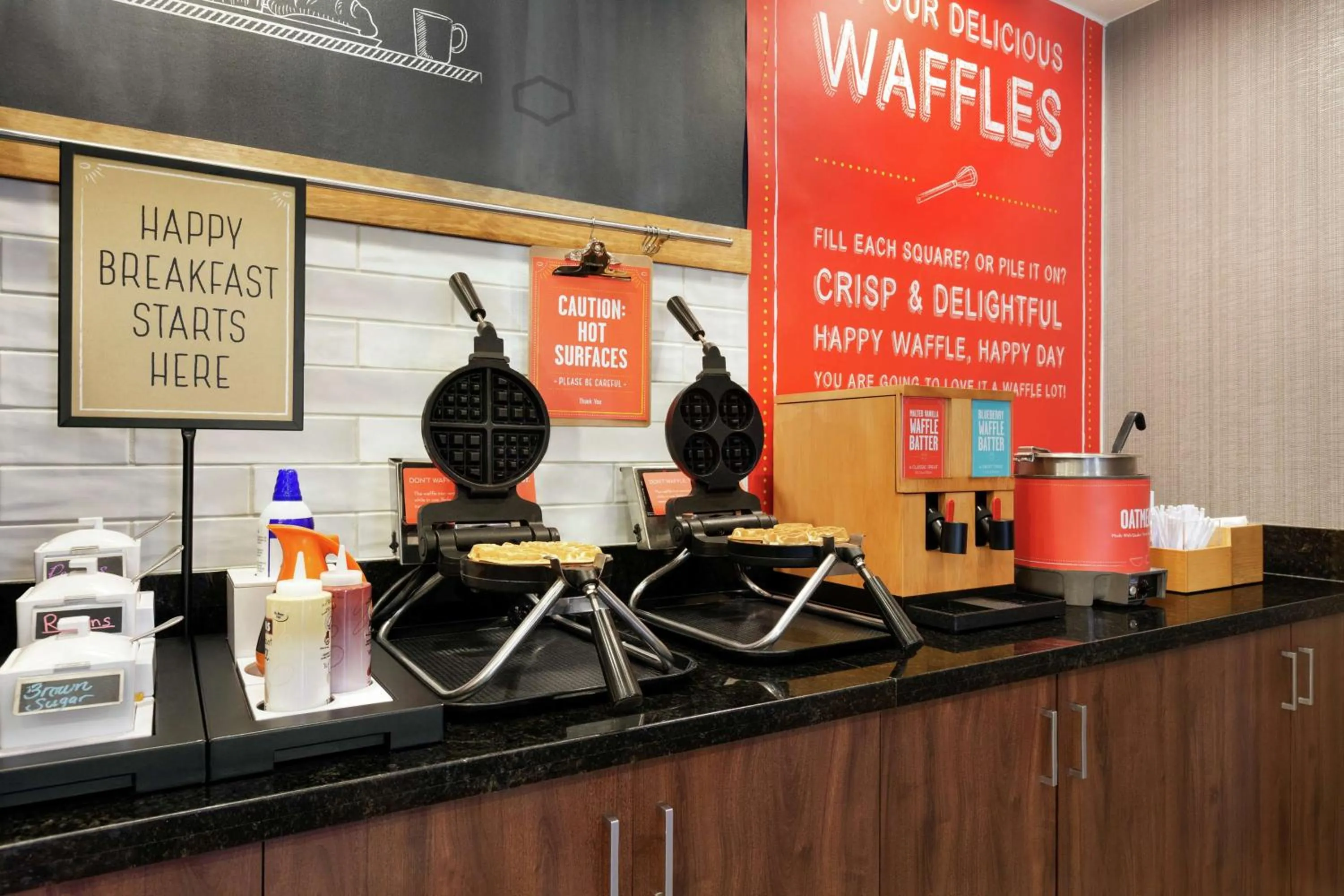 Breakfast in Hampton Inn Tracy