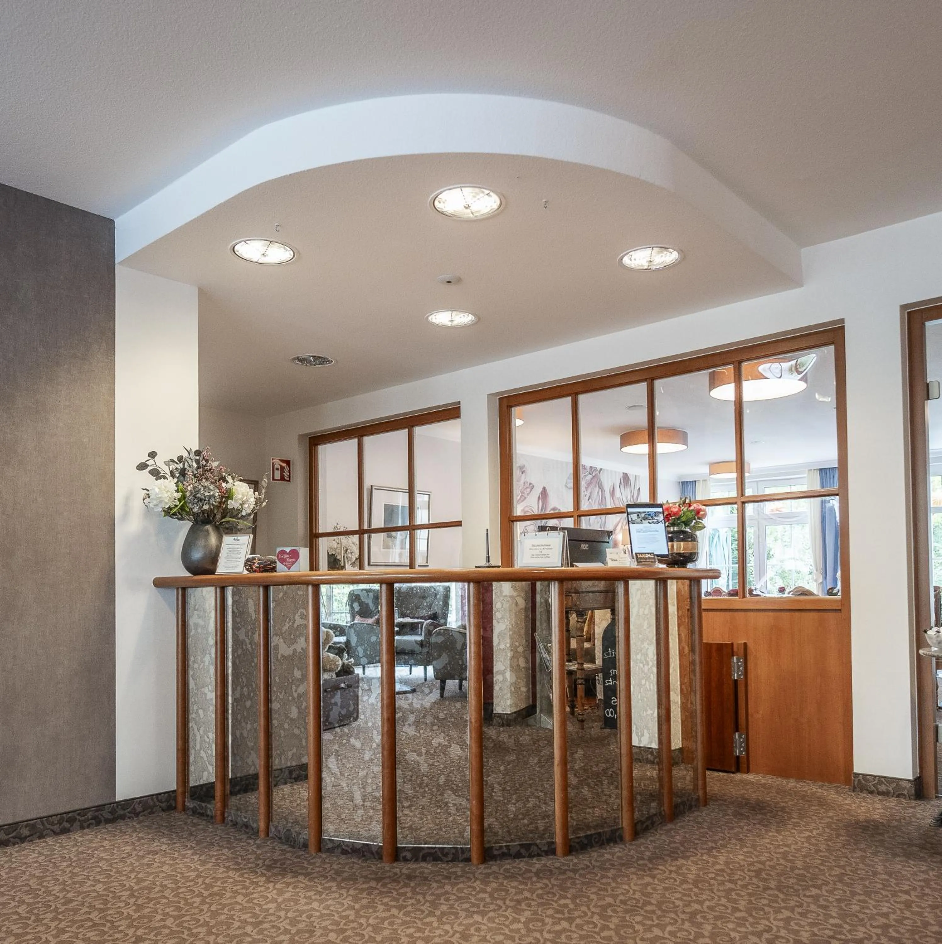 Lobby or reception in Hotel Alexa