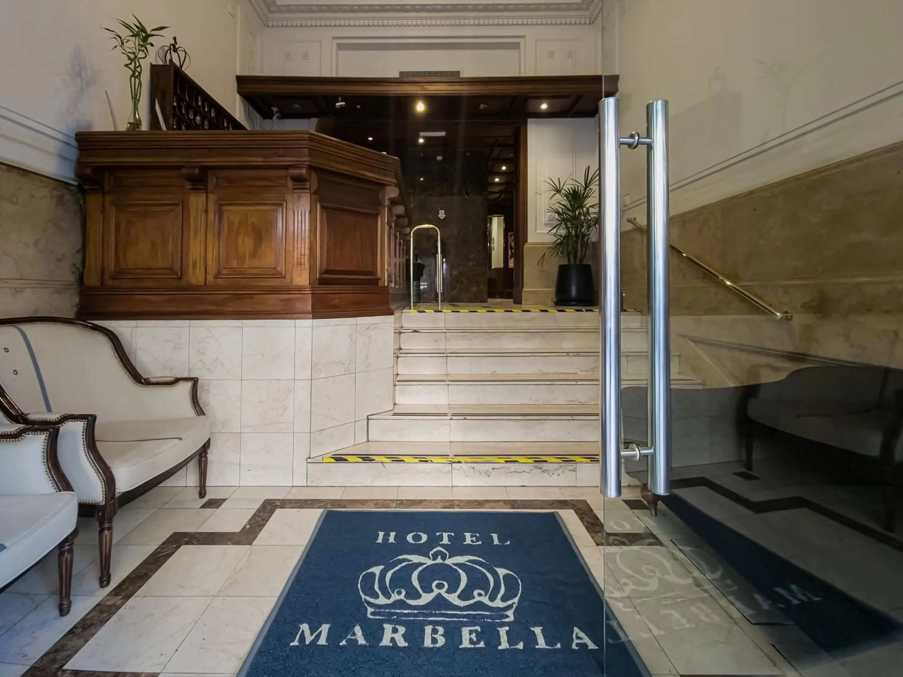 Lobby or reception in Hotel Marbella