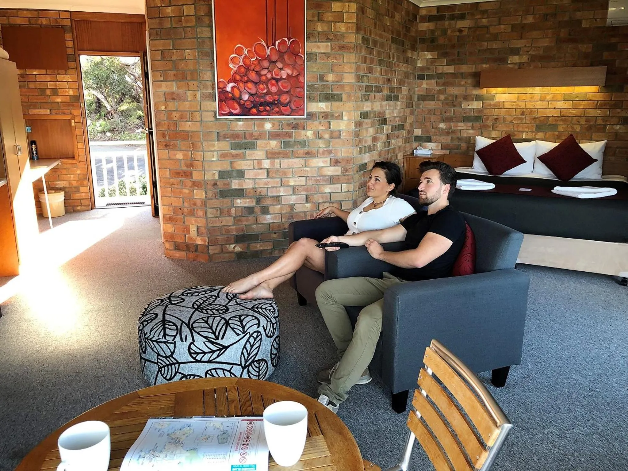 Seating area in Kangaroo Island Seaside Inn