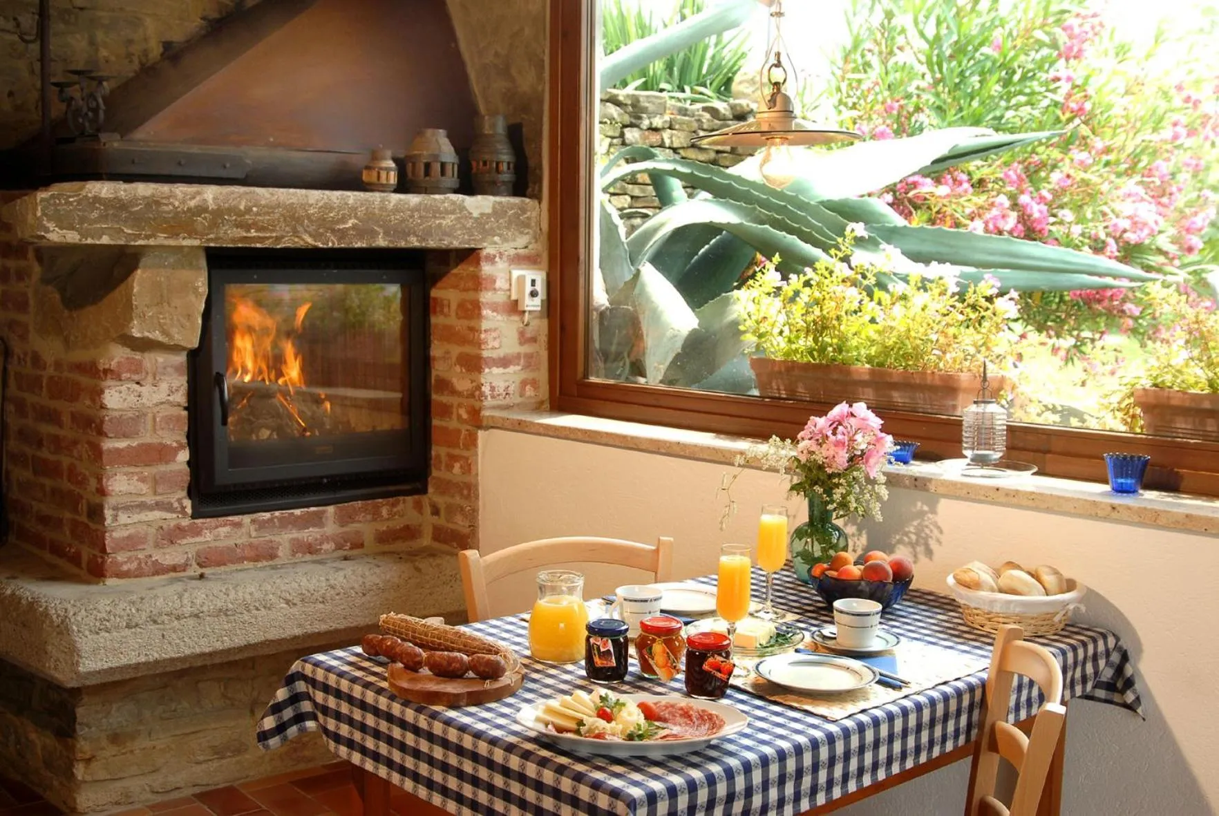 Food and drinks in Agriturismo Sondrea